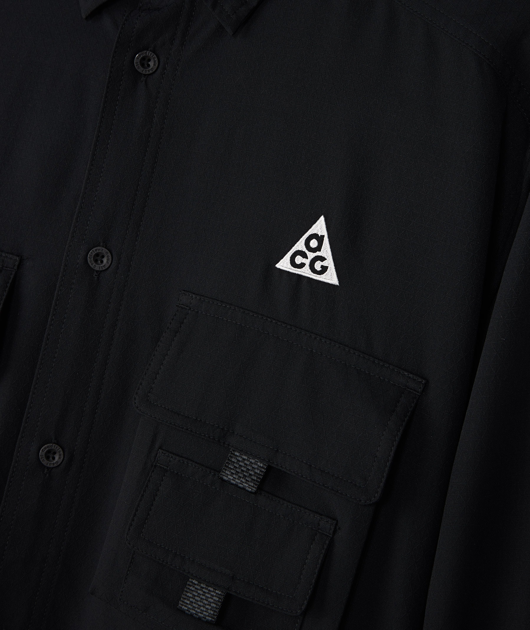 Black Nike ACG Dri-FIT UV Devastation Trail Shirt | SVD