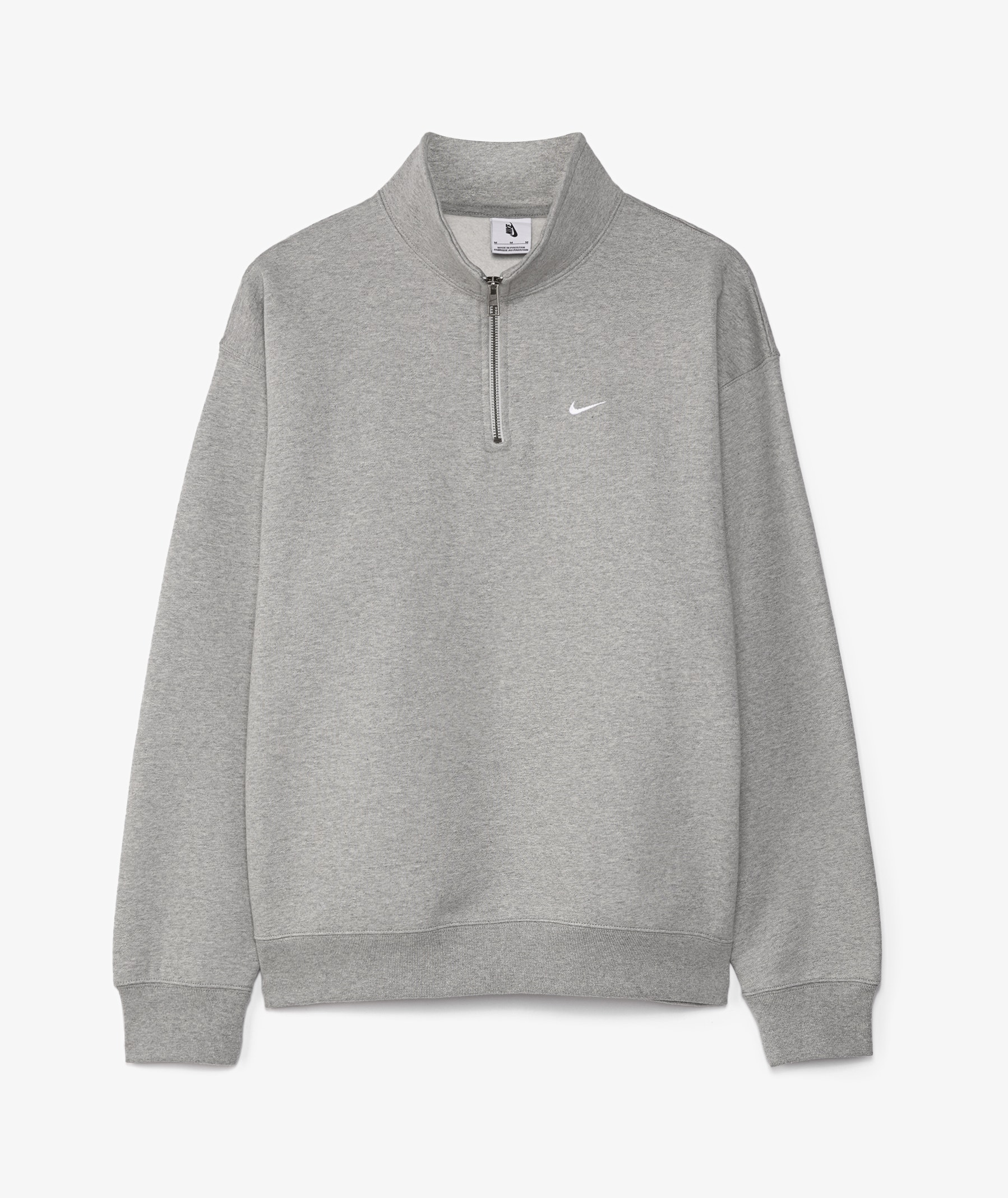 Nike Solo Swoosh Sweatshirt in Gray | SVD USA