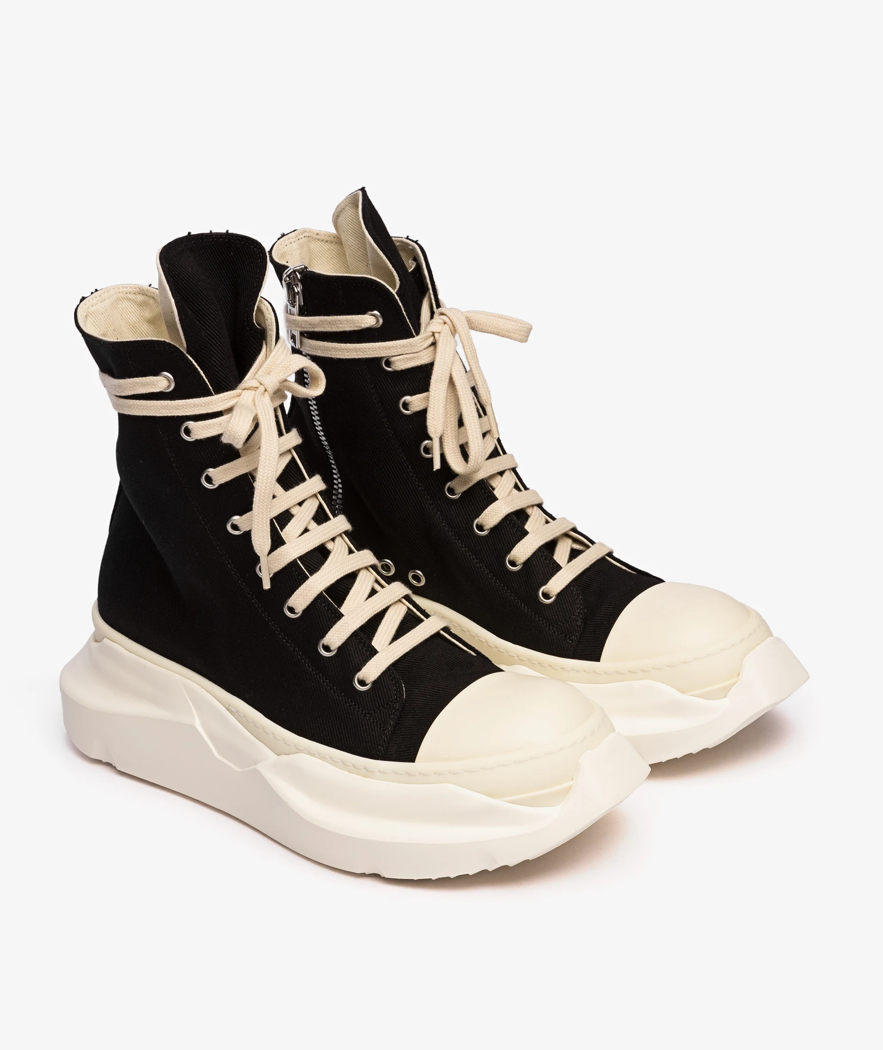Rick Owens DRKSHDW Abstract Sneakers in Black | SVD USA