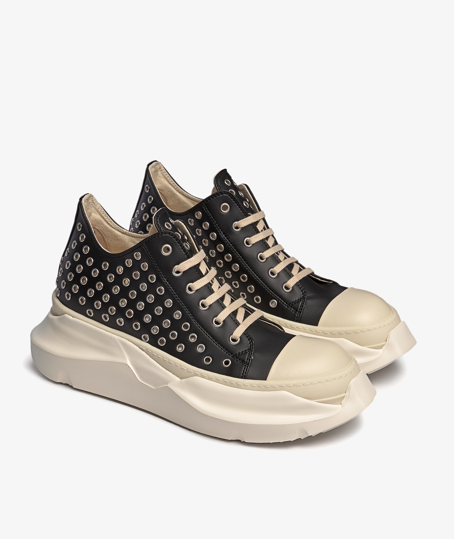 Black Rick Owens DRKSHDW Abstract Low Sneakers | SVD