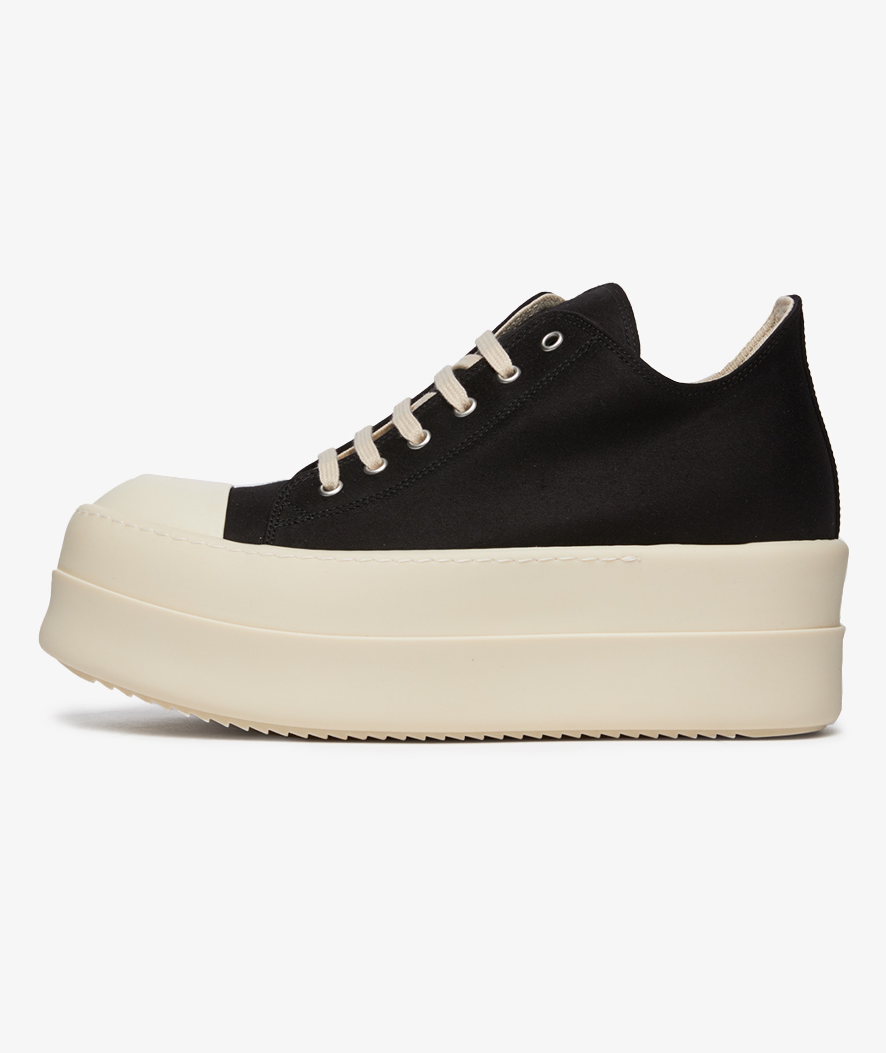 Rick Owens DRKSHDW Double Bumper Low Sneakers in Black | SVD