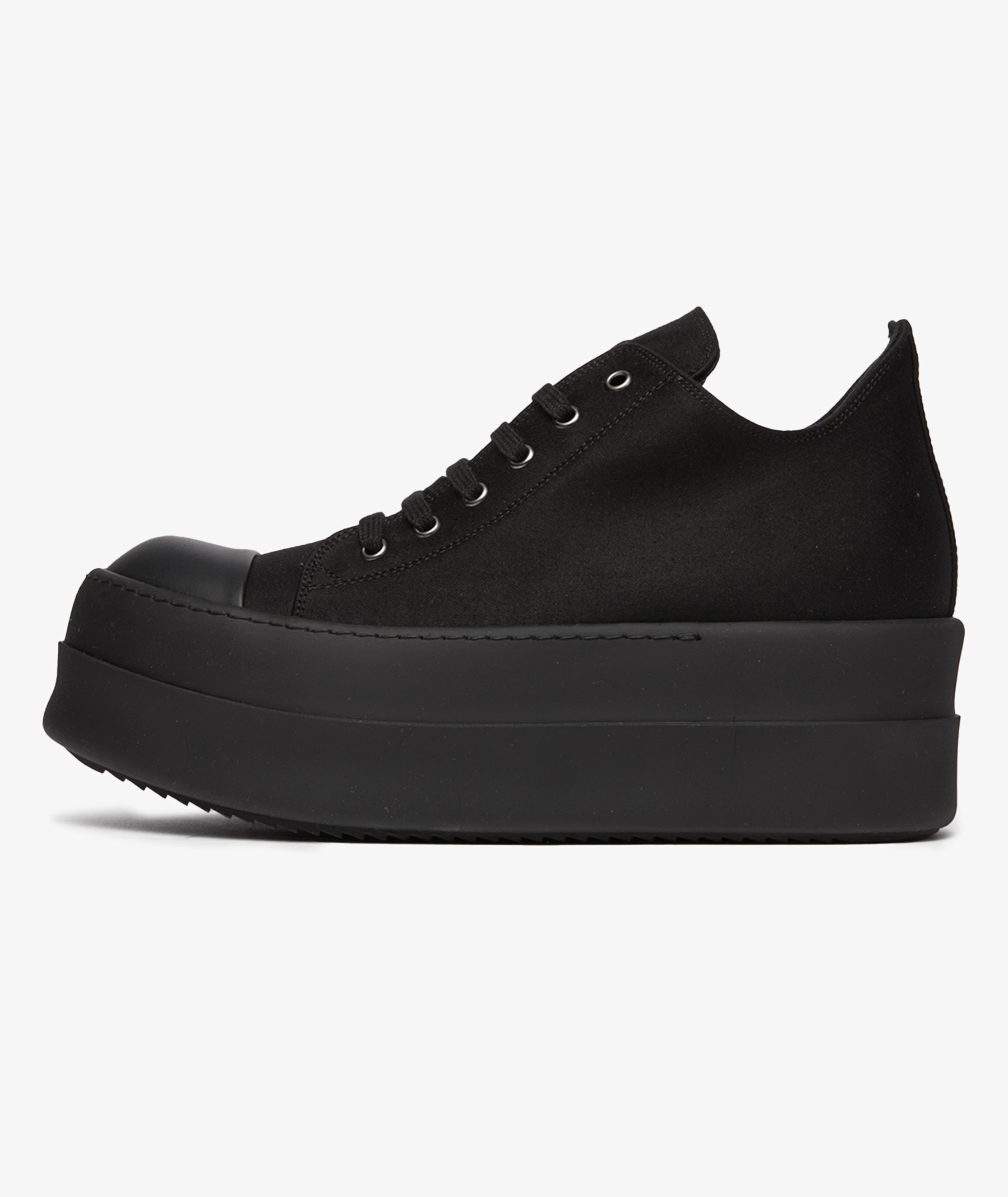 Rick Owens DRKSHDW Double Bumper Low Sneakers in Black | SVD