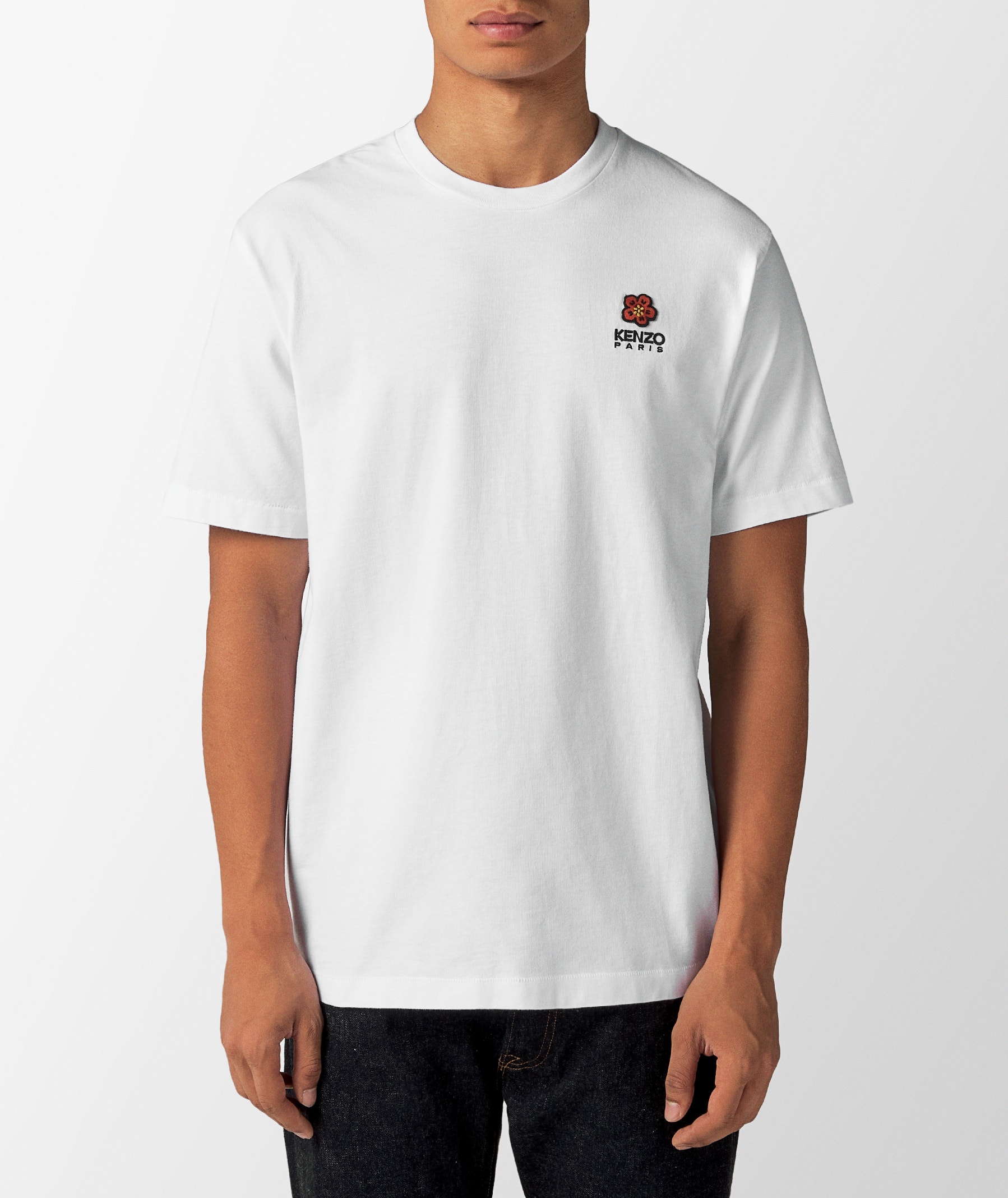 White KENZO Boke Flower Crest T-Shirt | SVD