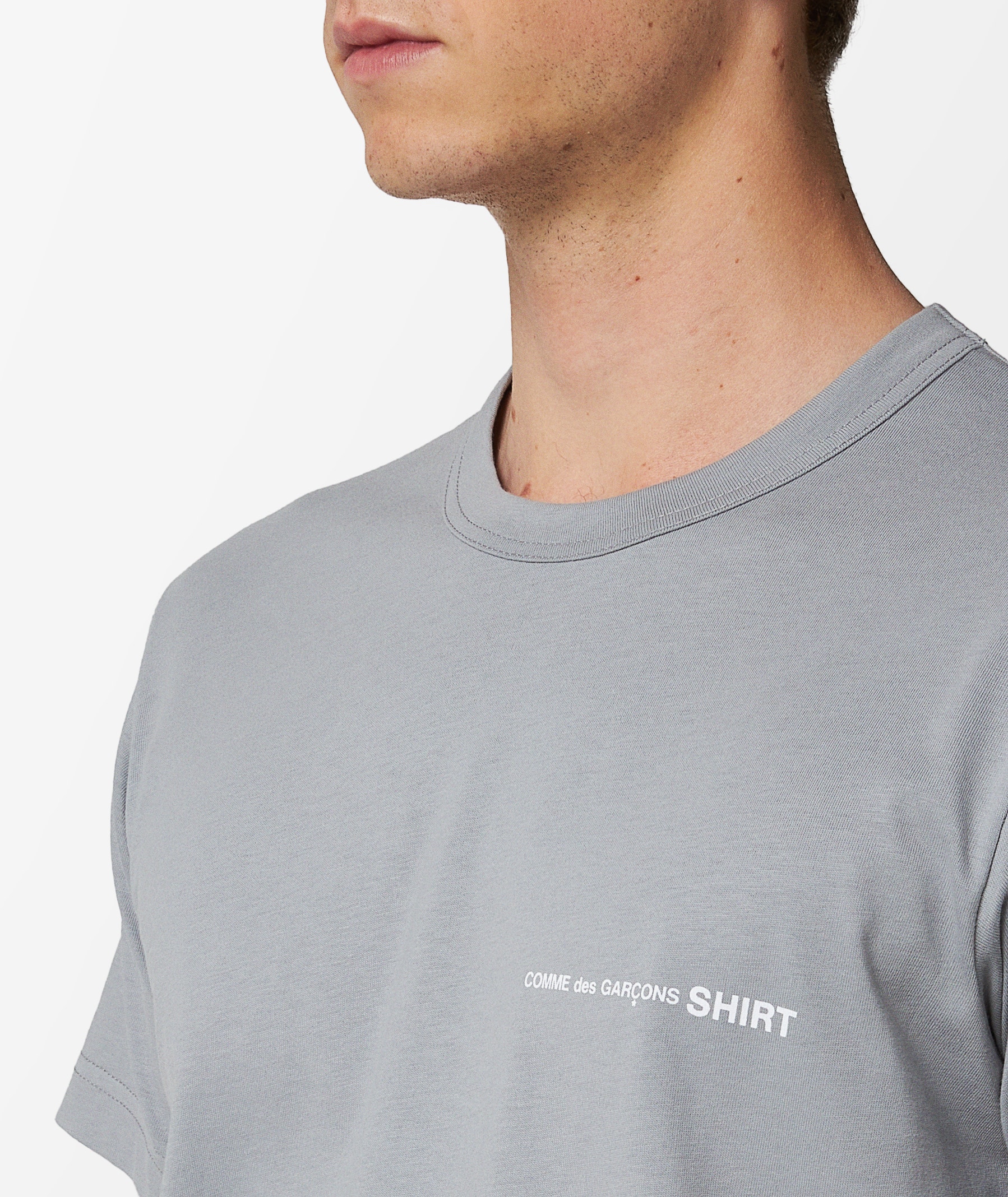 Comme des Garçons Shirt Knit T-Shirt in Gray | SVD USA