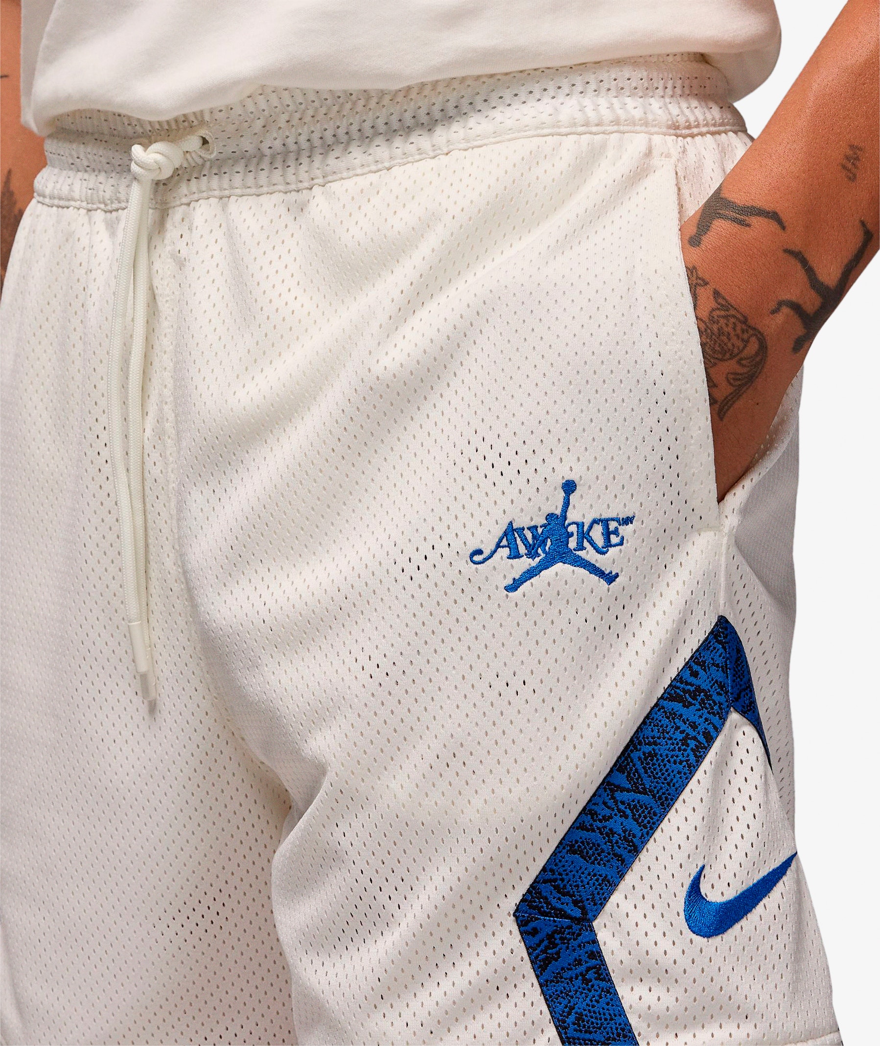 Nike Diamond Shorts x Awake NY in White | SVD USA