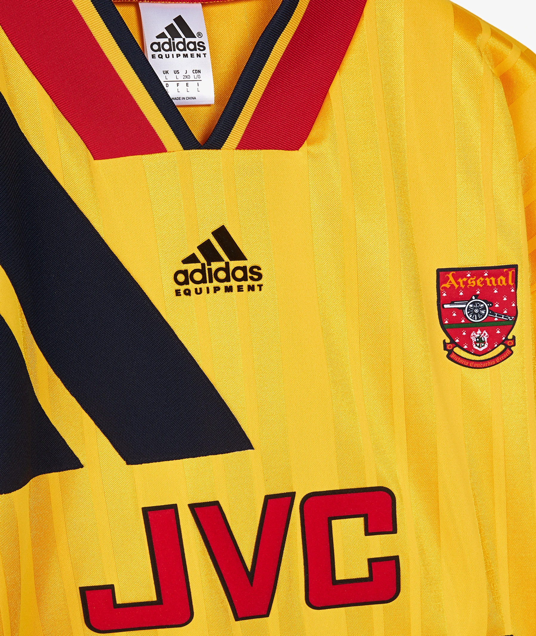 Yellow adidas Arsenal FC 93-94 Long Sleeve T-Shirt | SVD