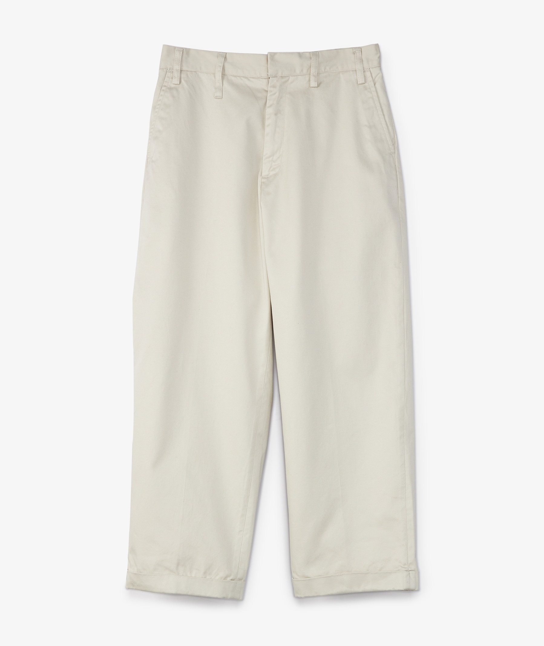 HUMAN MADE Wide Cropped Pants in White | SVD USA