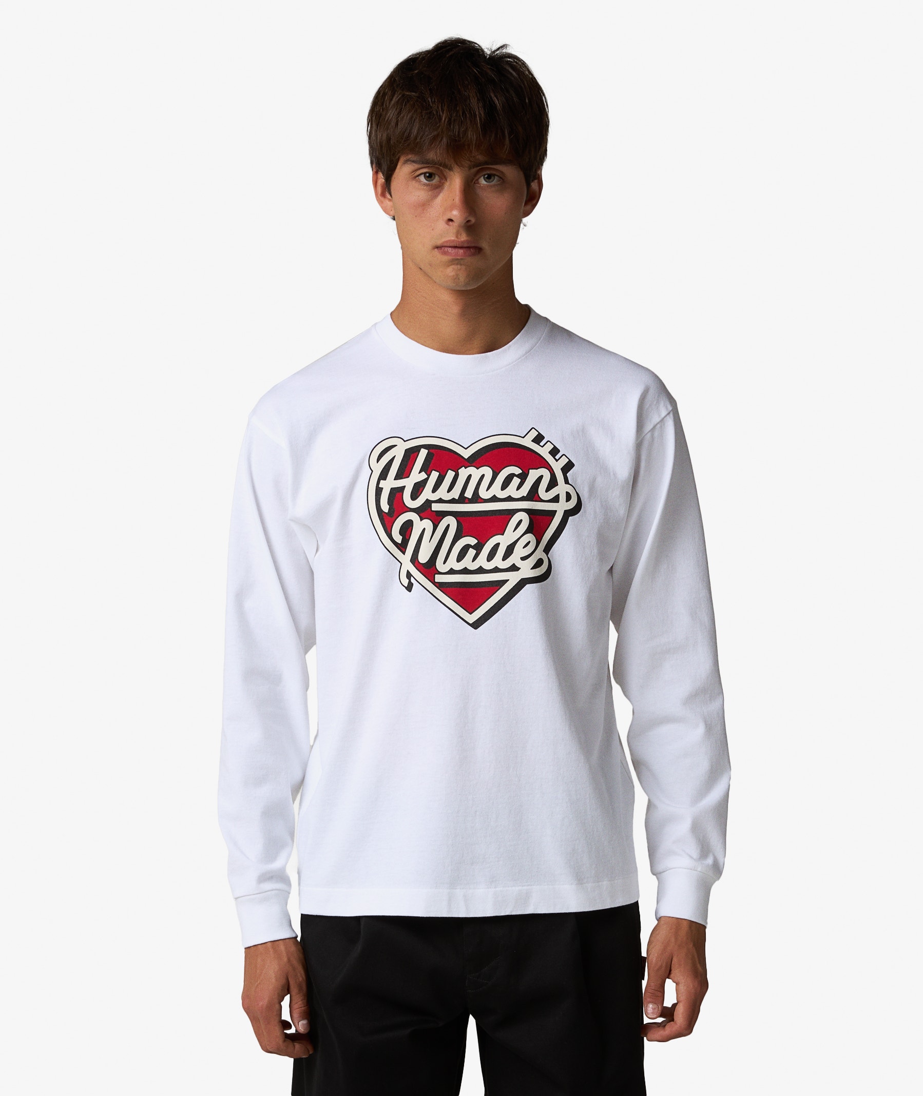 HUMAN MADE Graphic Long Sleeve T-Shirt | White | SVD USA