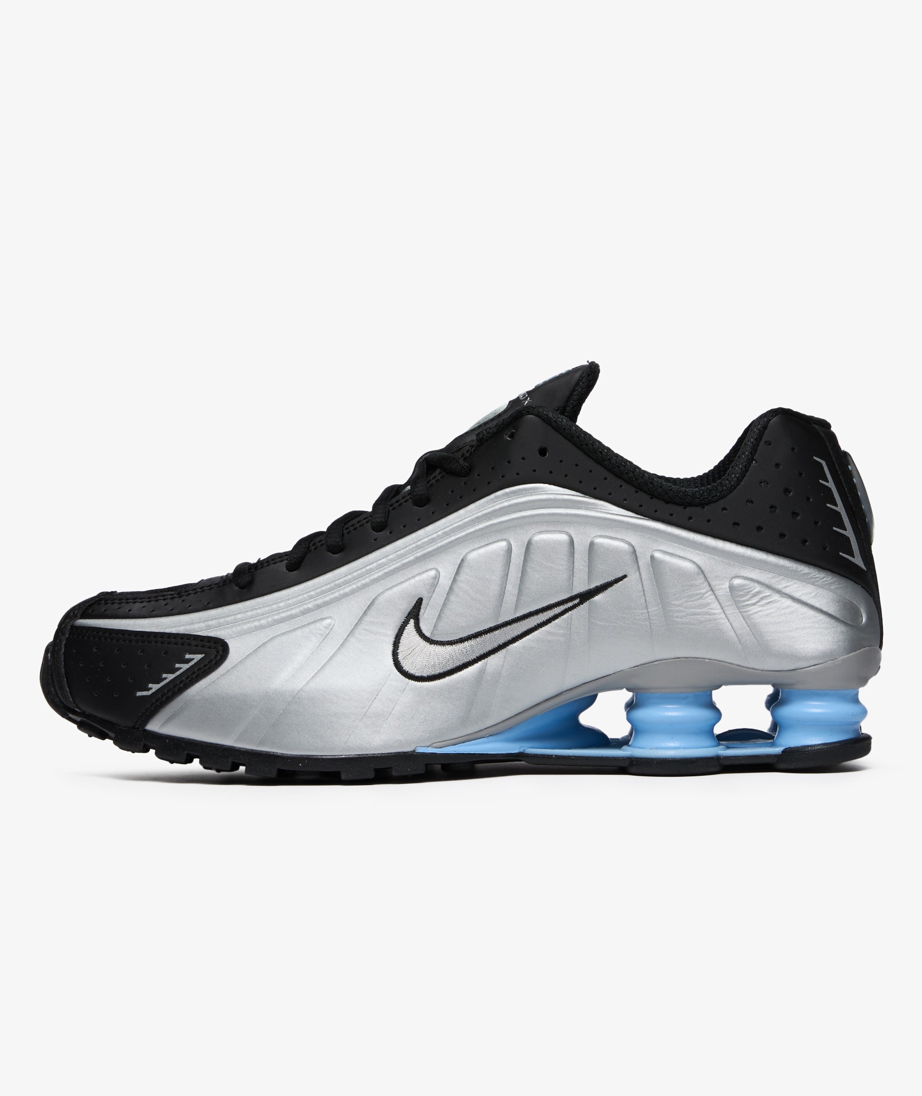 Nike Shox R4 | Metallic Silver/Psychic Blue | SVD USA