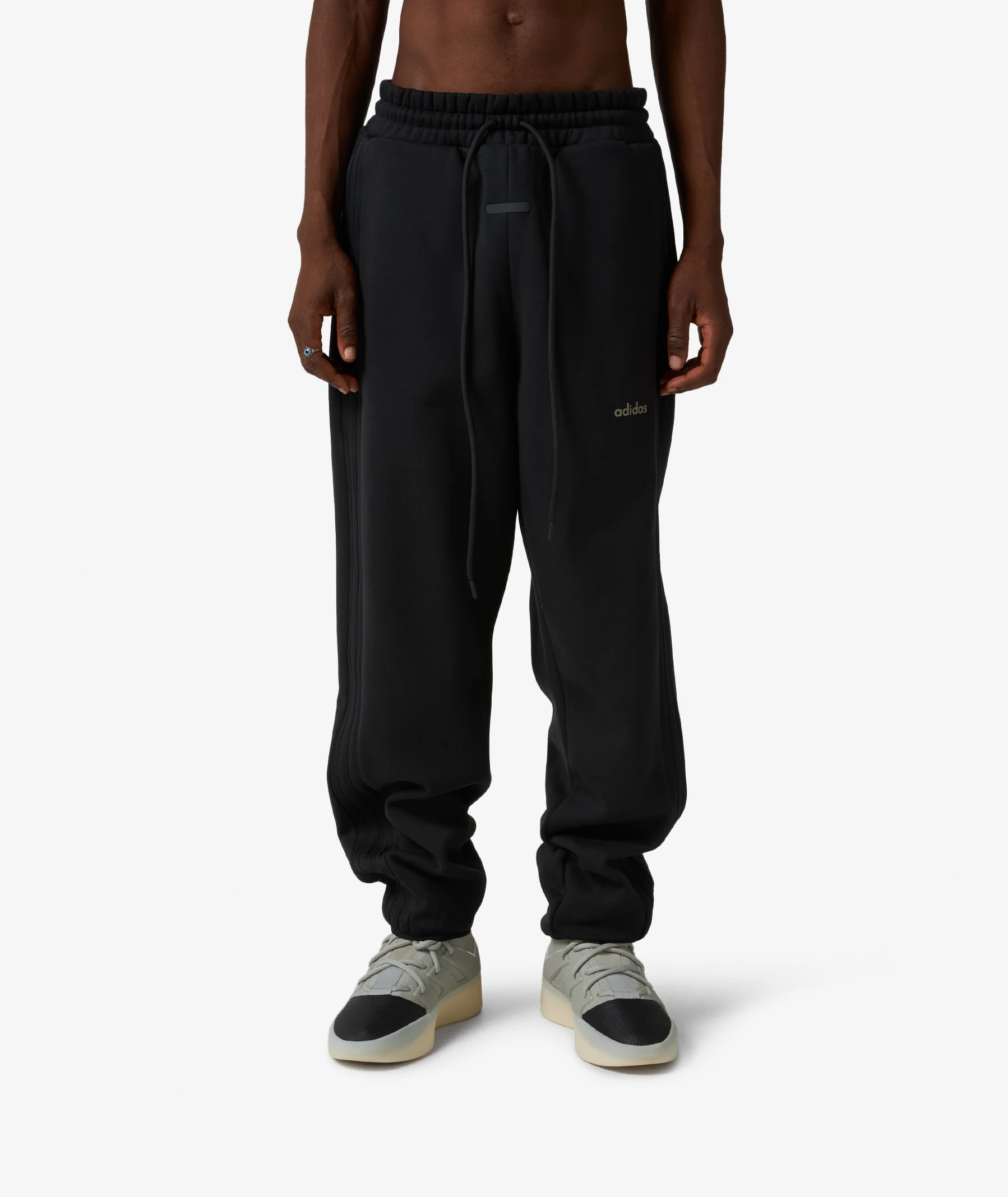 adidas Heavy Fleece Track Pants x Fear of God Athletics in black