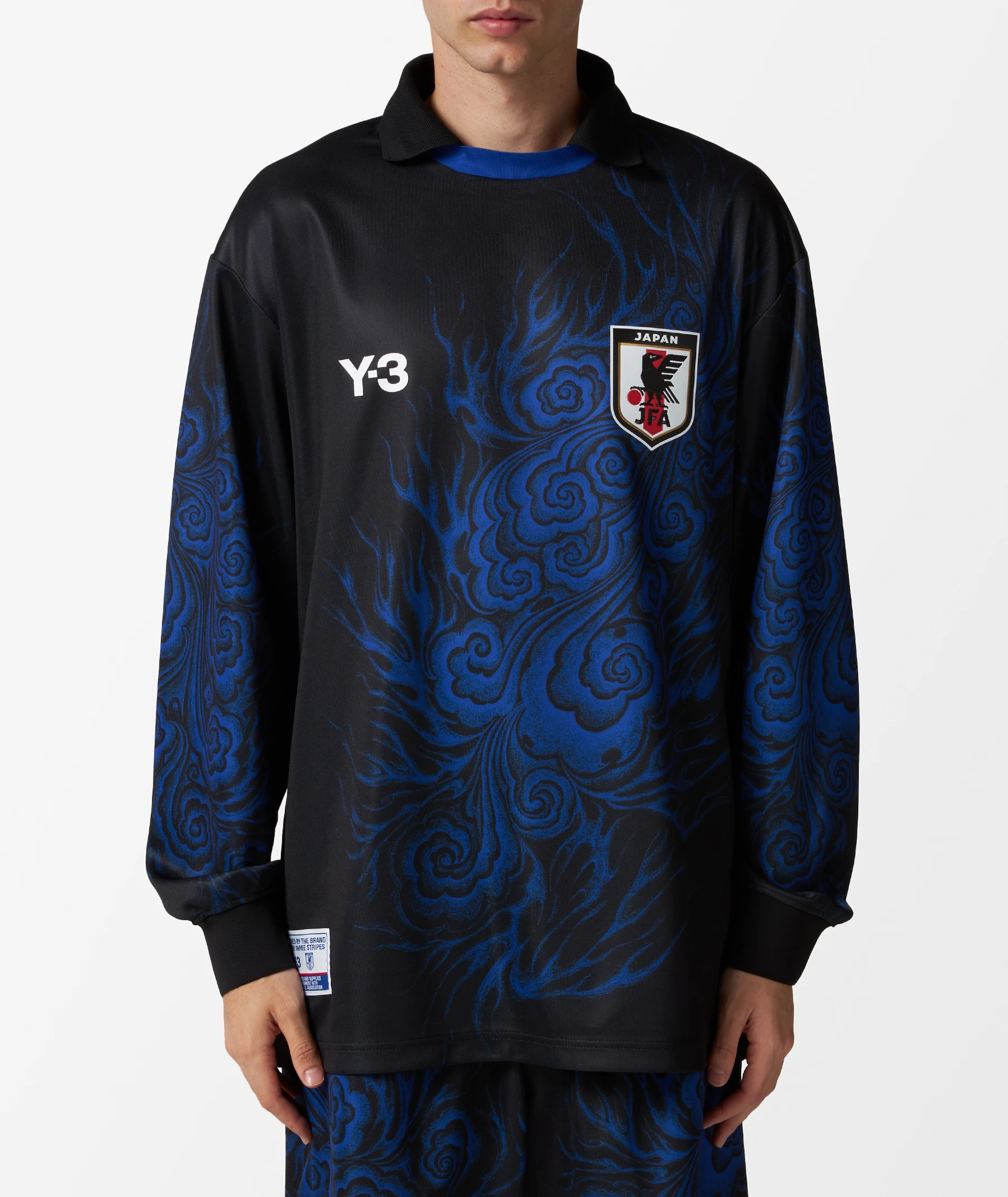adidas Y-3 JFA Long Sleeve T-Shirt in Black | SVD USA