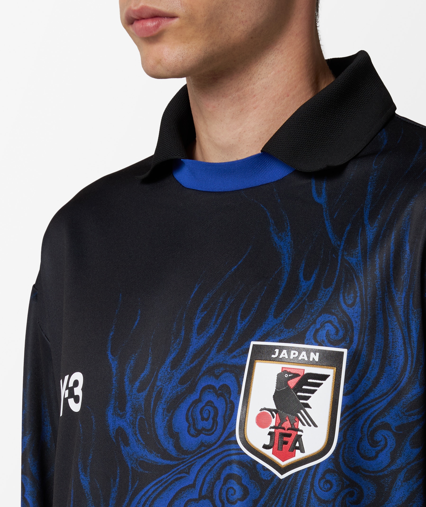 adidas Y-3 JFA Long Sleeve T-Shirt in Black | SVD USA