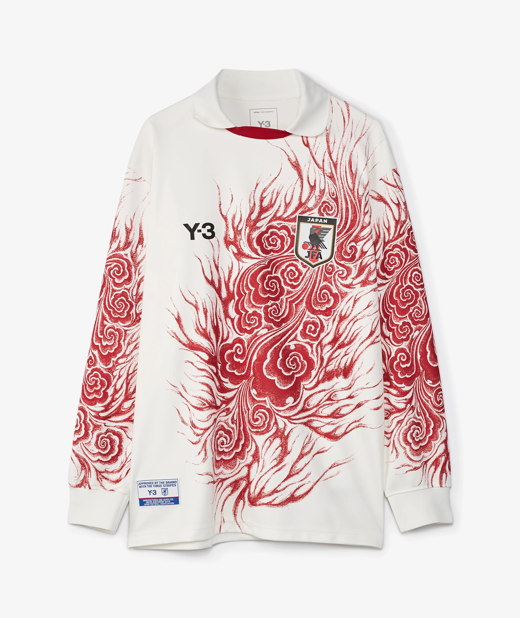 adidas Y-3 JFA Long Sleeve T-Shirt in Black | SVD USA