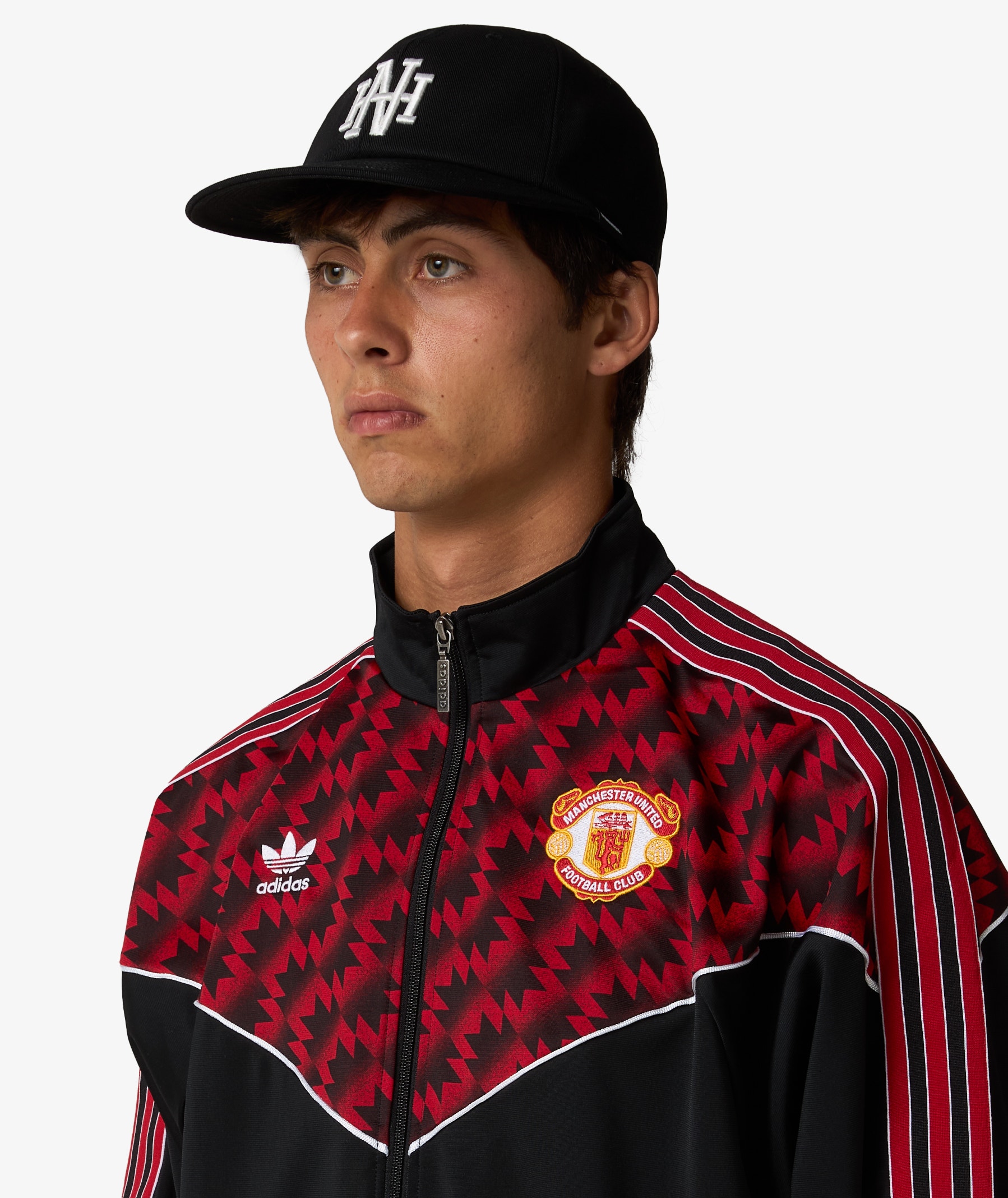 adidas Manchester United '91 Track Jacket | Black | SVD USA