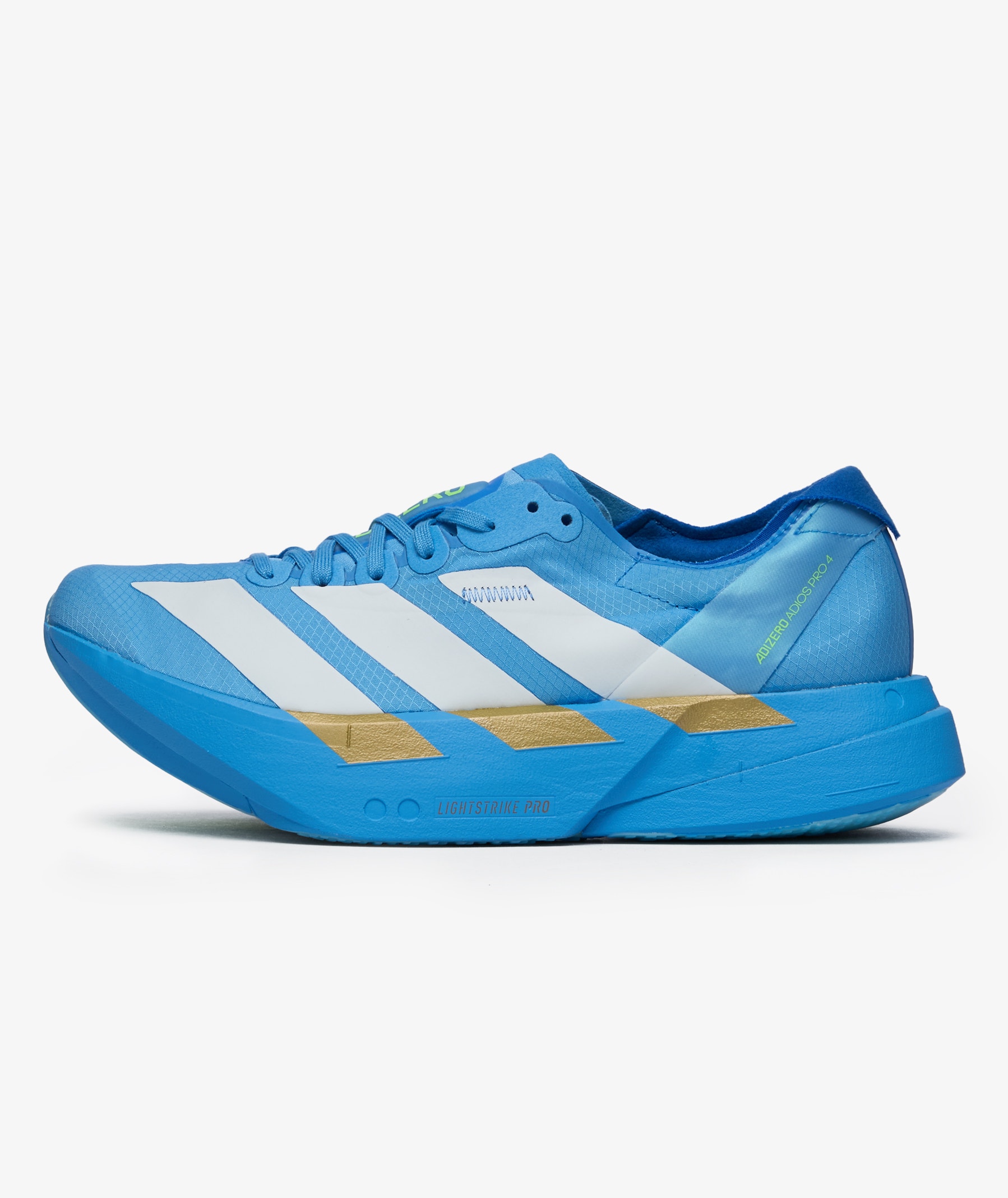 adidas Women's Adizero Adios Pro 4 | Cloud White/Lime Burst | SVD USA