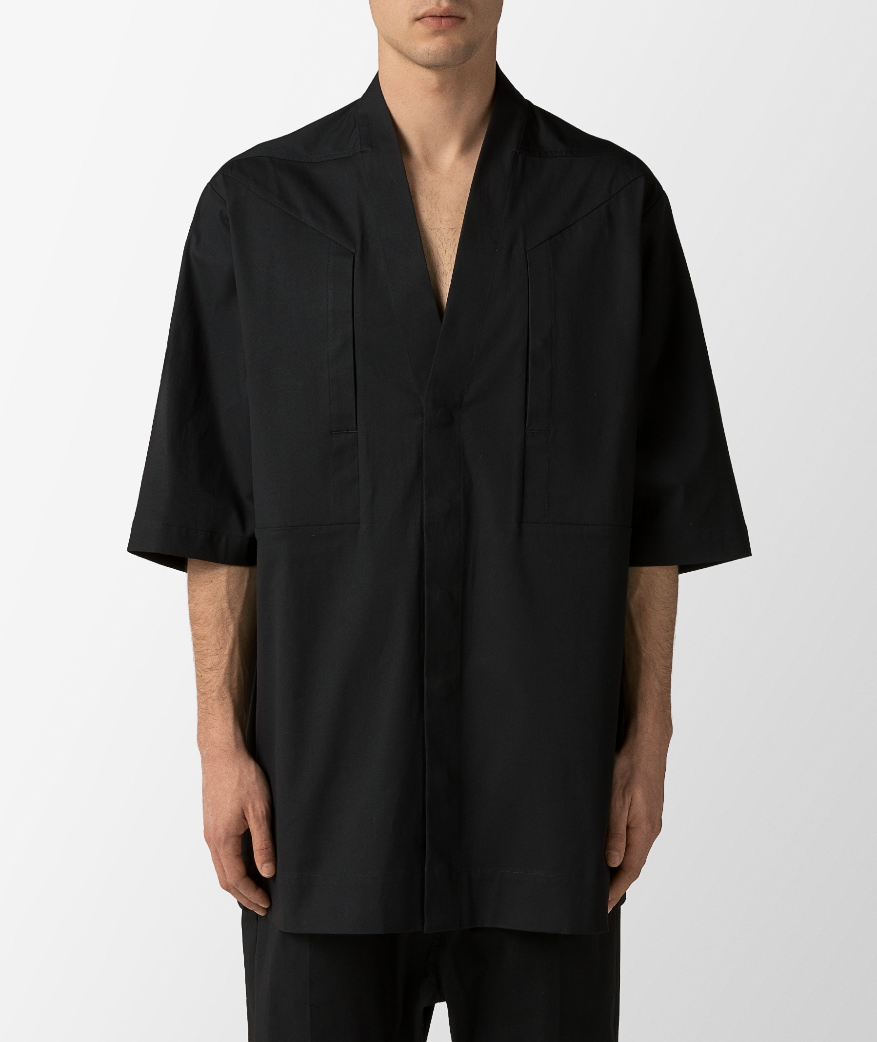 Black Rick Owens Faun Shirt | SVD