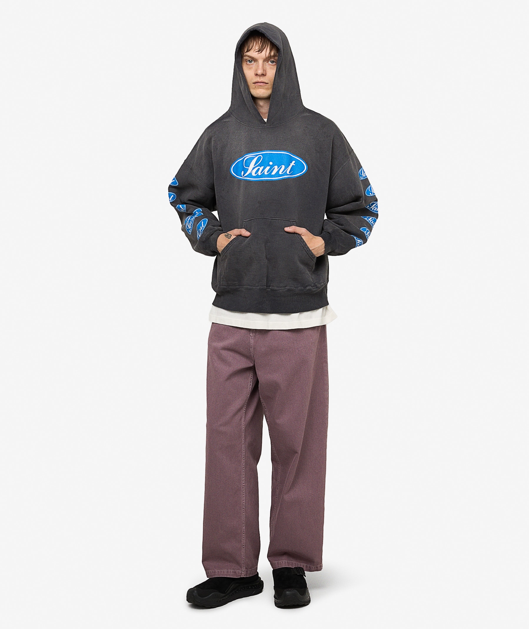 SAINT Mxxxxxx Saint Celebration Hoodie | Charcoal | SVD USA