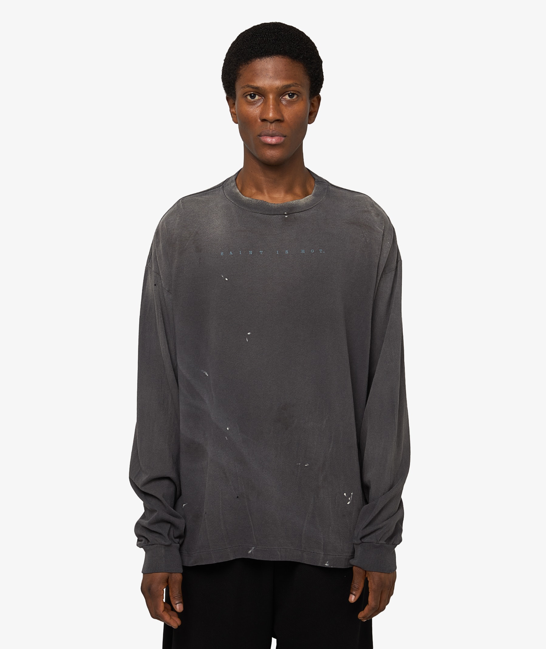 SAINT Mxxxxxx X Long Sleeve T-Shirt | Charcoal | SVD