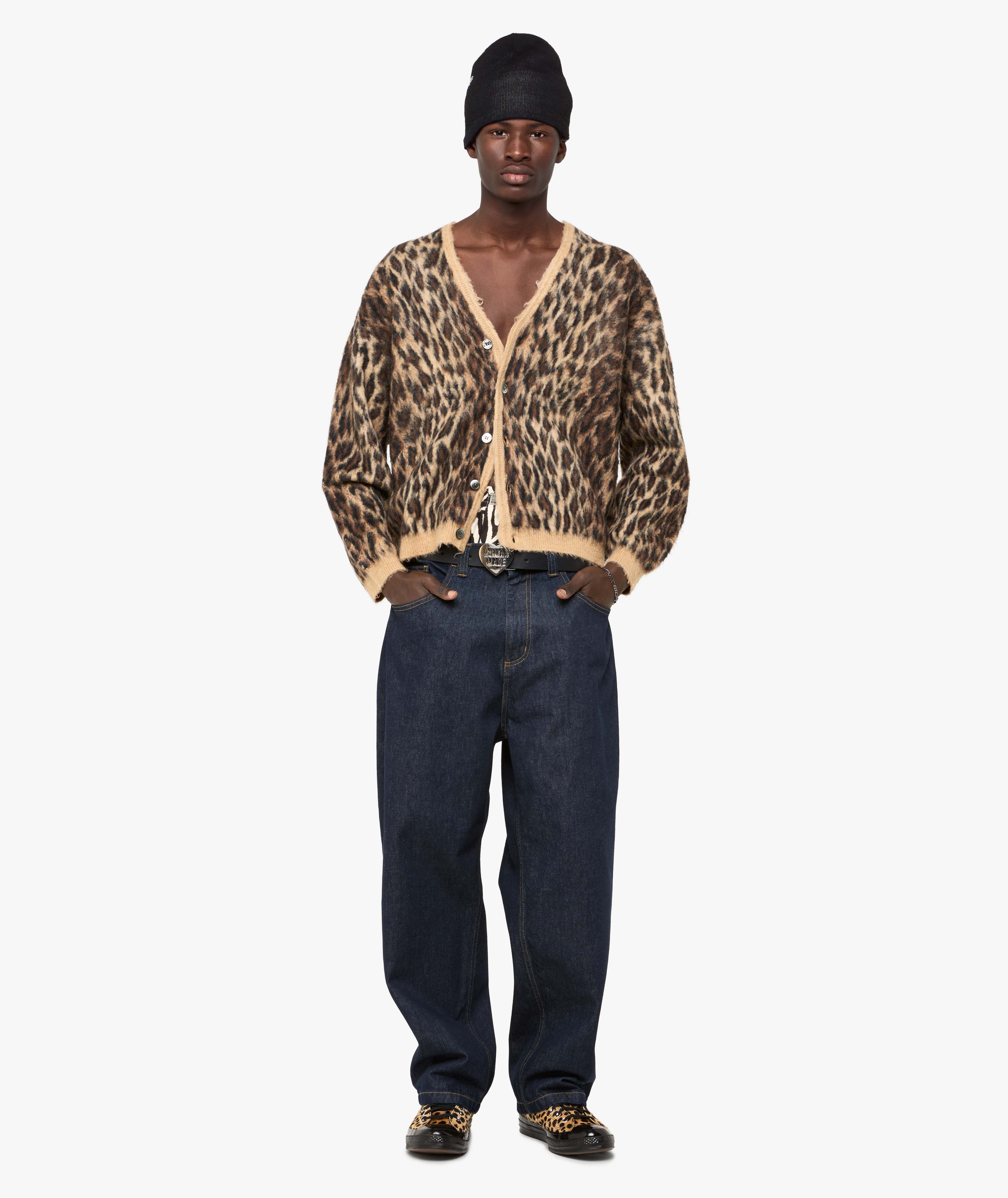 SAINT Mxxxxxx Mohair Cardigan in Brown | SVD