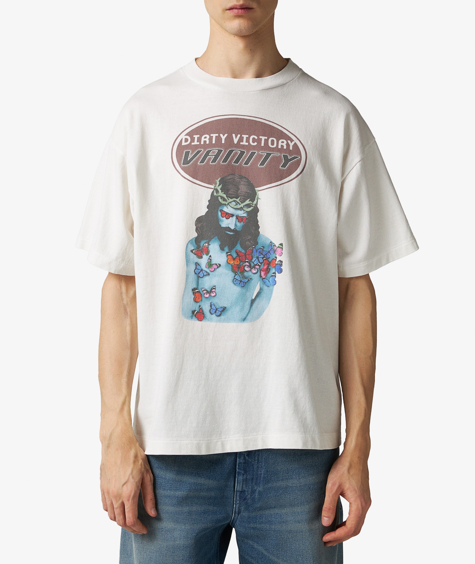 SAINT Mxxxxxx Vanity T-Shirt | Off White | SVD USA