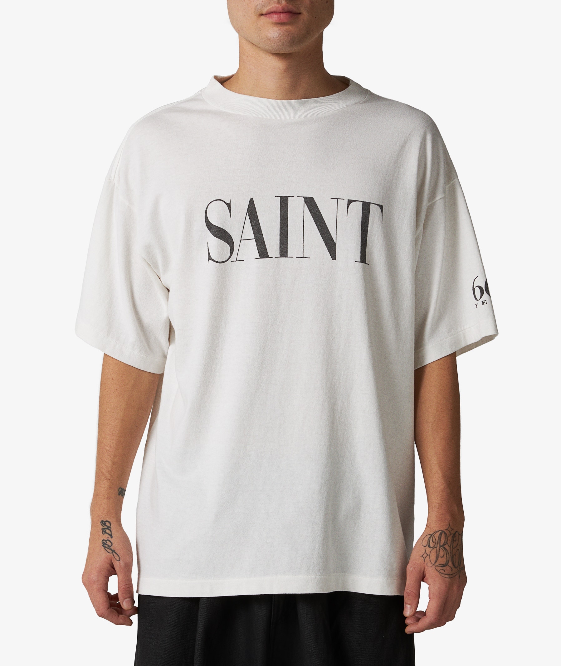 SAINT Mxxxxxx Saint T-Shirt in White | SVD