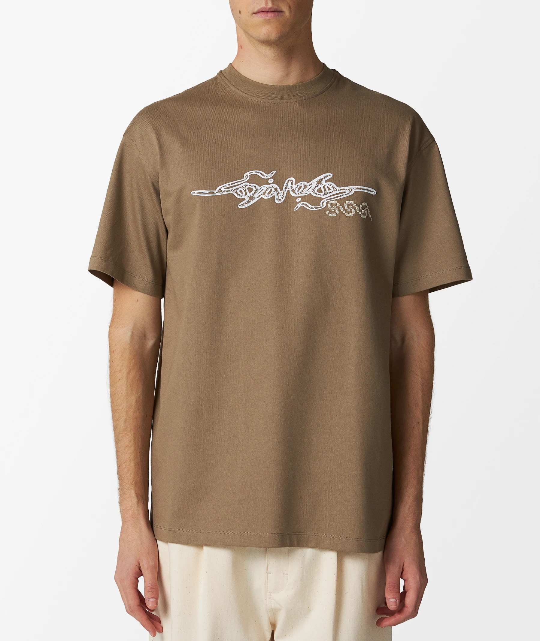 Adish Amwaj T-Shirt in Brown | SVD USA