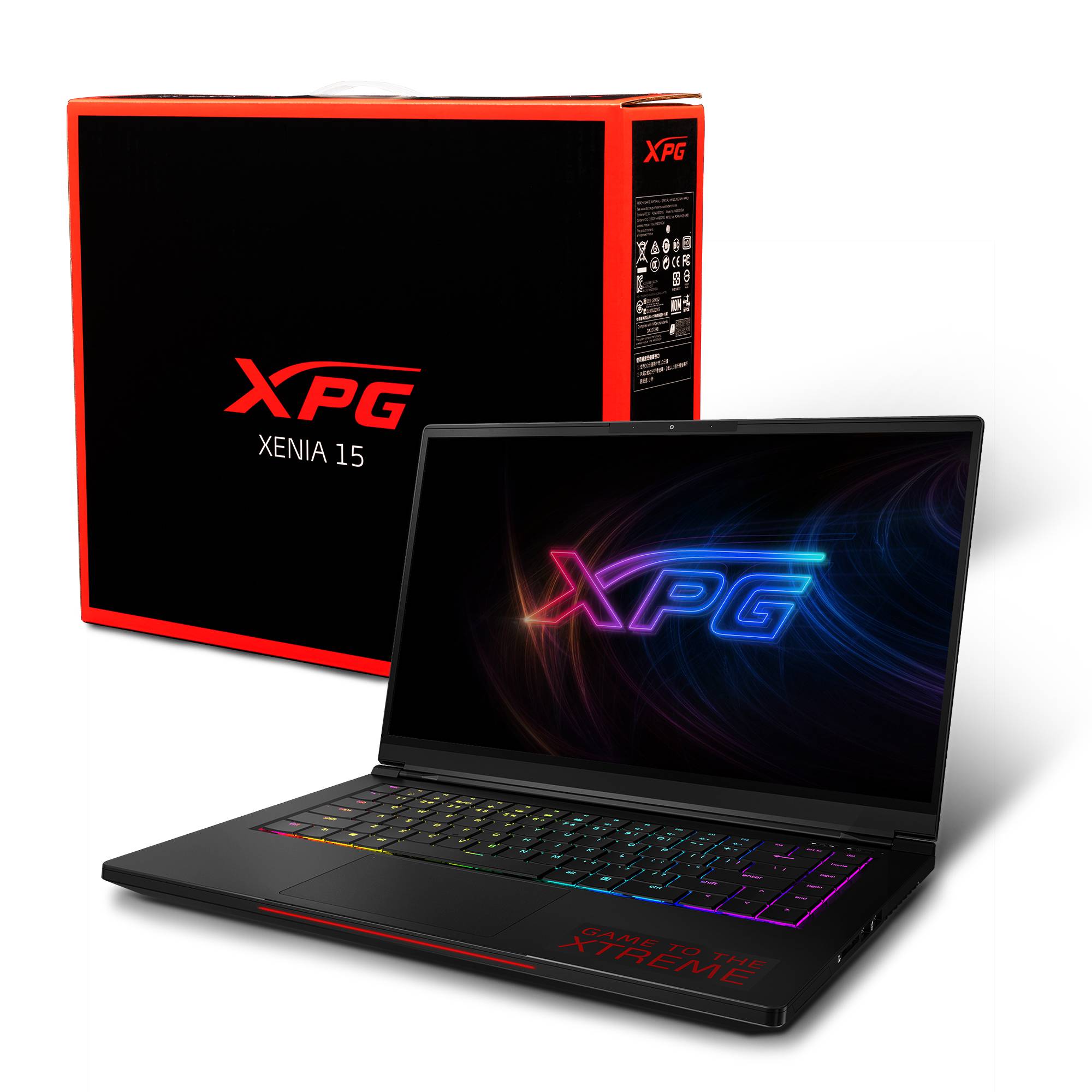 Notebook XPG Xenia, GTX 1660Ti, i7-9750H, Ram 32GB, NVMe 1TB