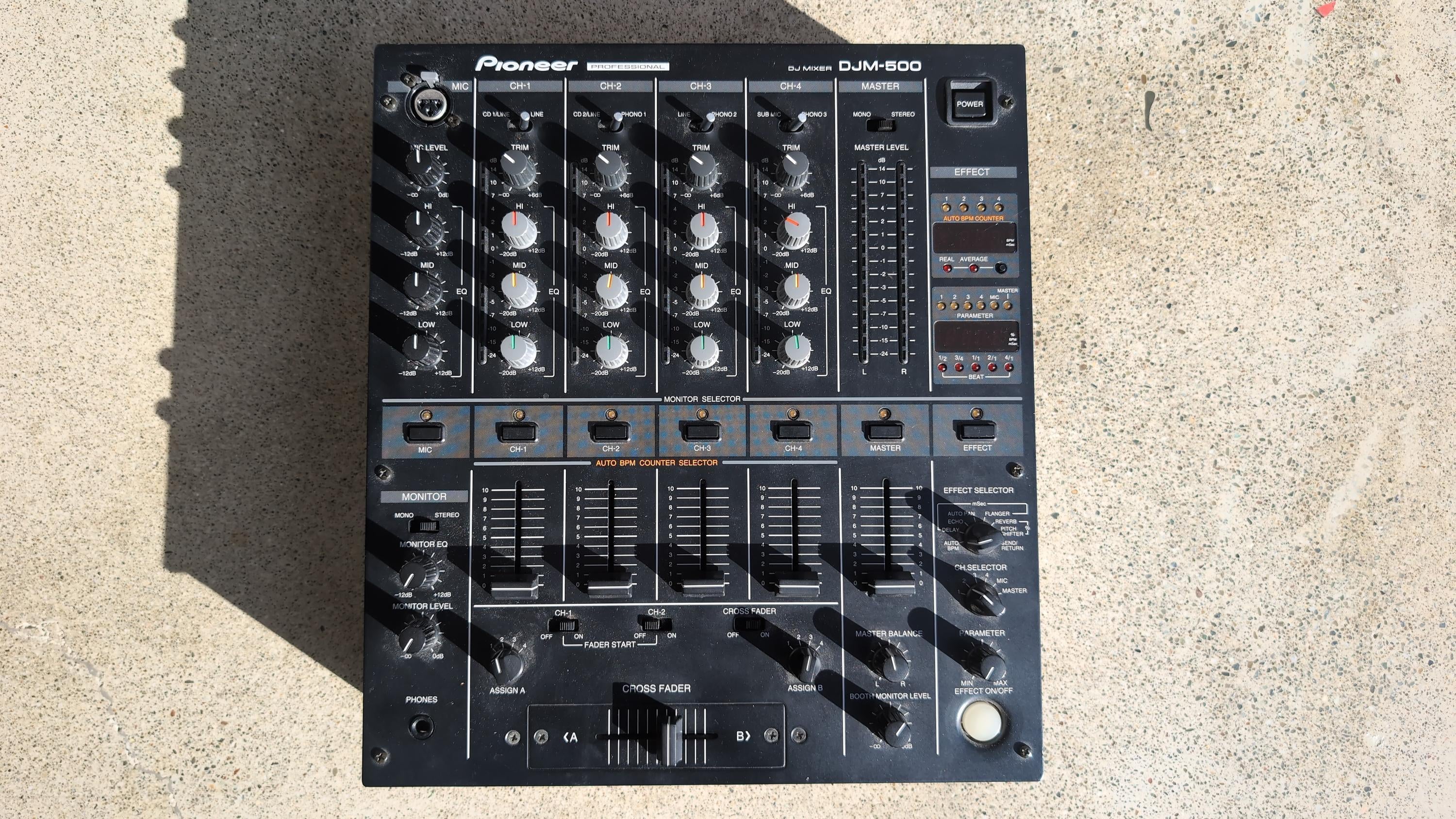 パイオニア DJミキサー DJM-500 リフレッシュ整備済み PIONEER