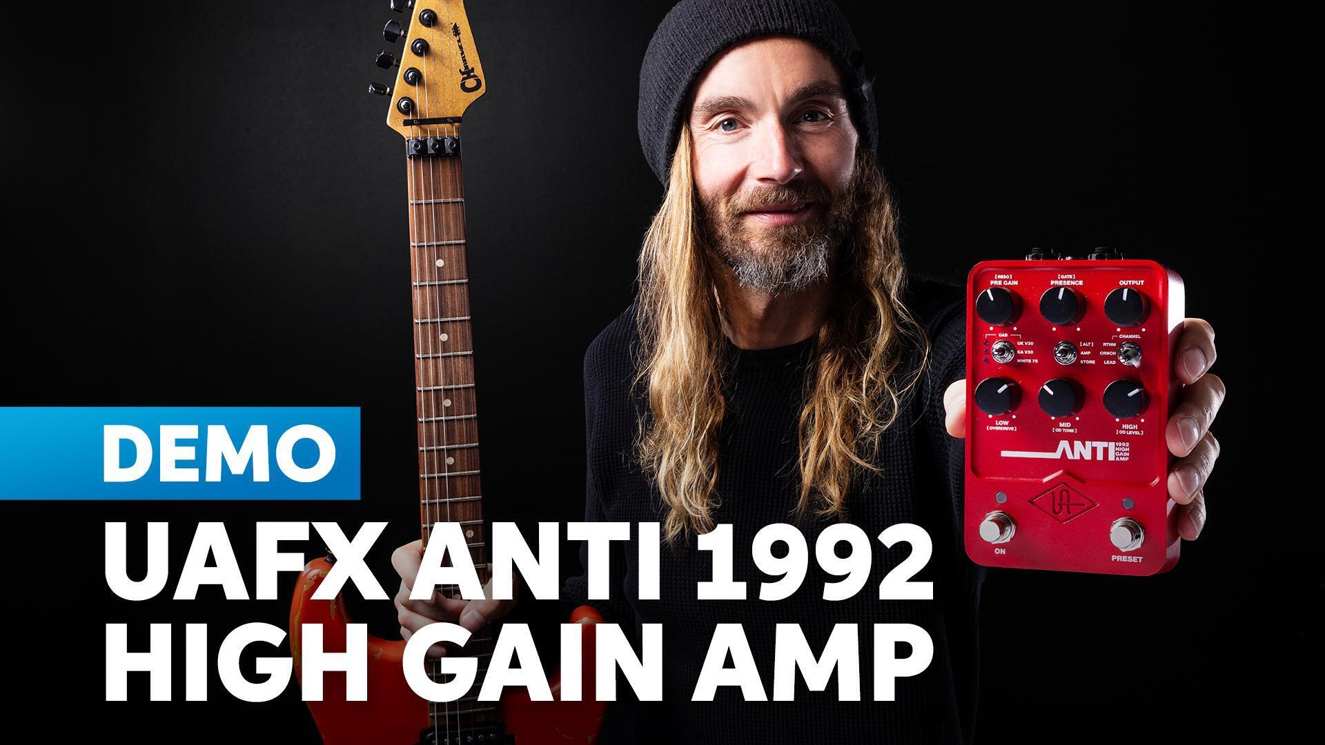 Universal Audio UAFX Anti 1992 High Gain Amp Pedal | Sweetwater