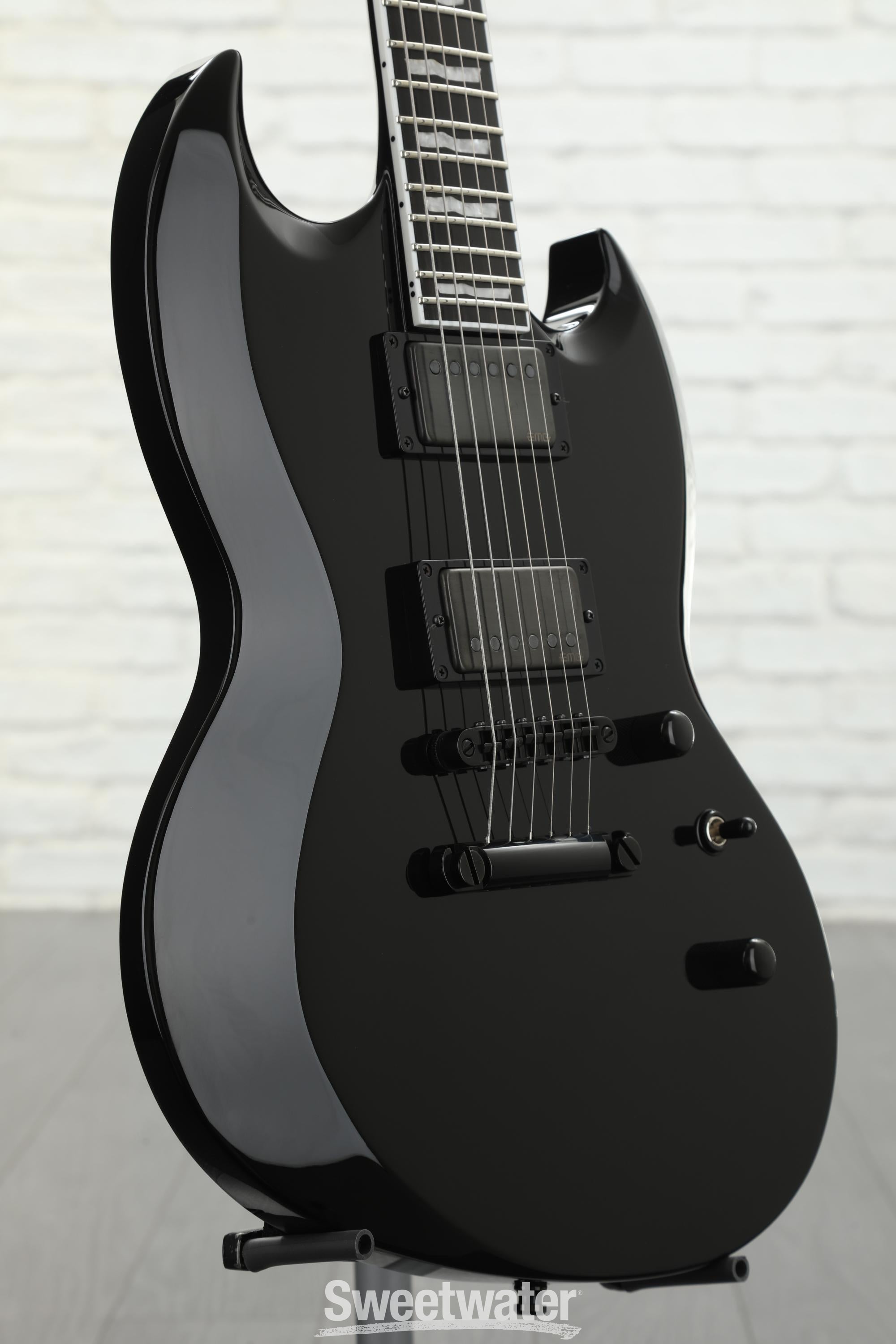 ESP E-II Viper Electric Guitar - Black | Sweetwater