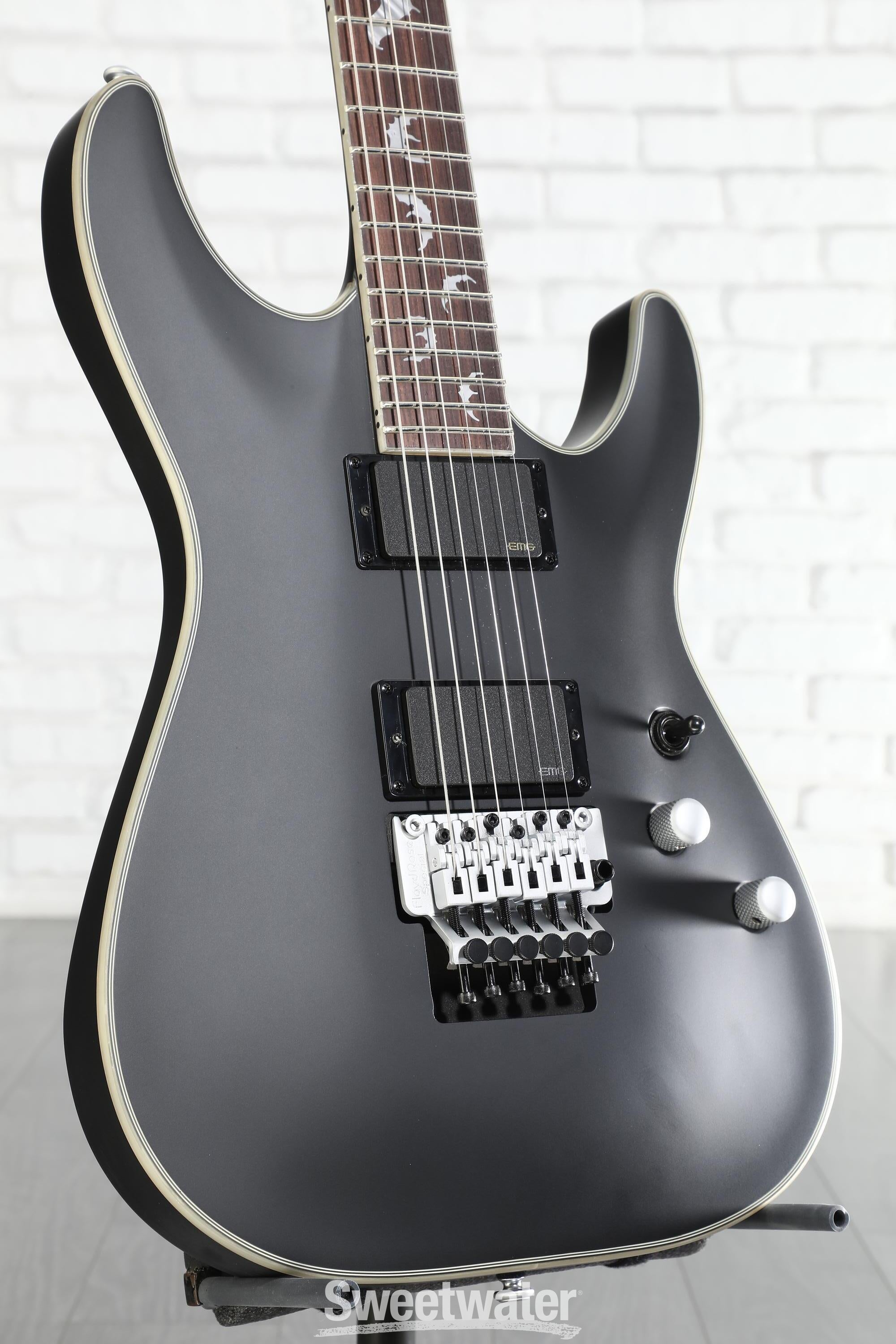 Schecter Damien Platinum 6 FR - Satin Black | Sweetwater