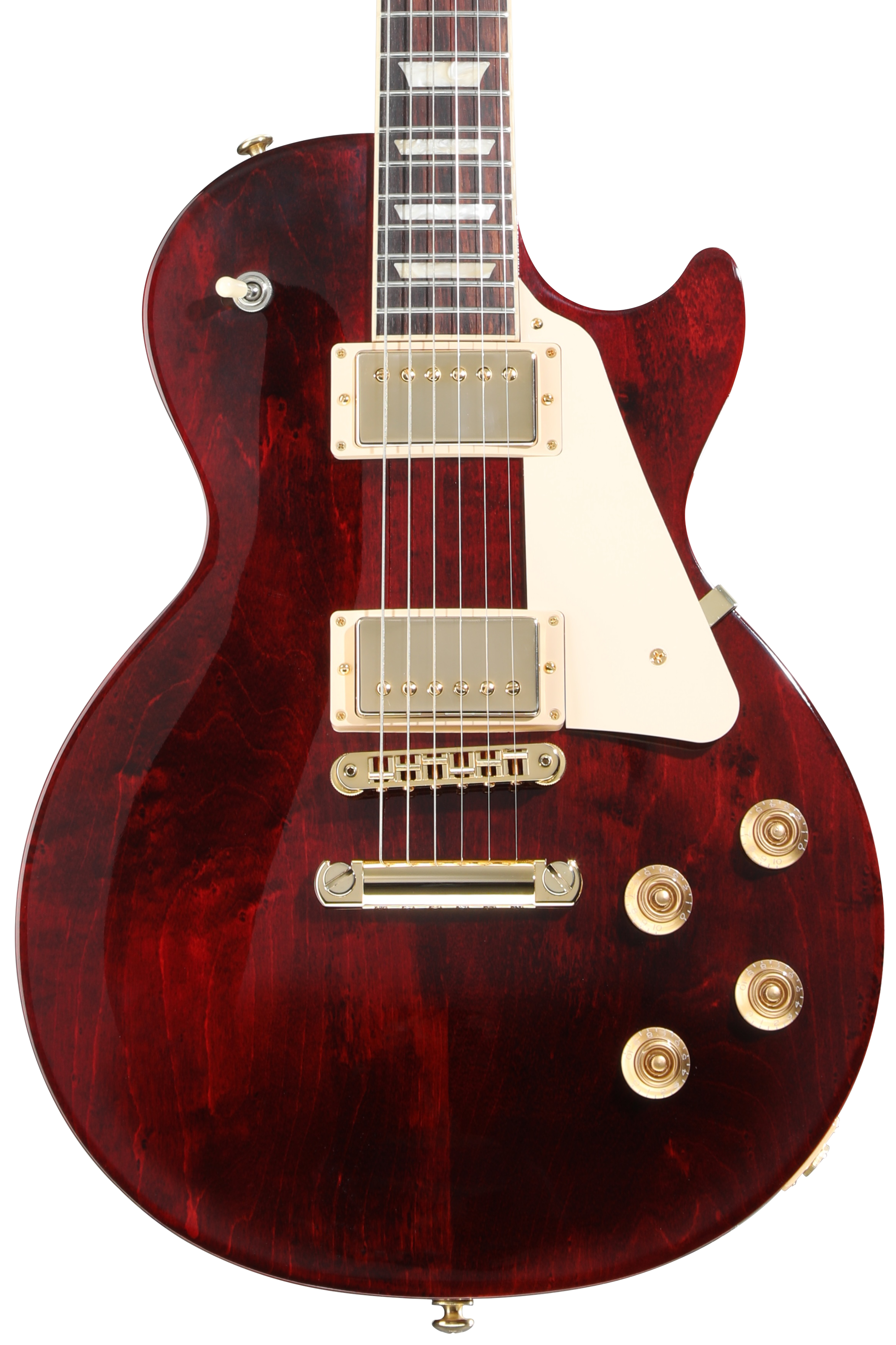 Gibson Les Paul Studio Electric Guitar - Wine Red with Gold