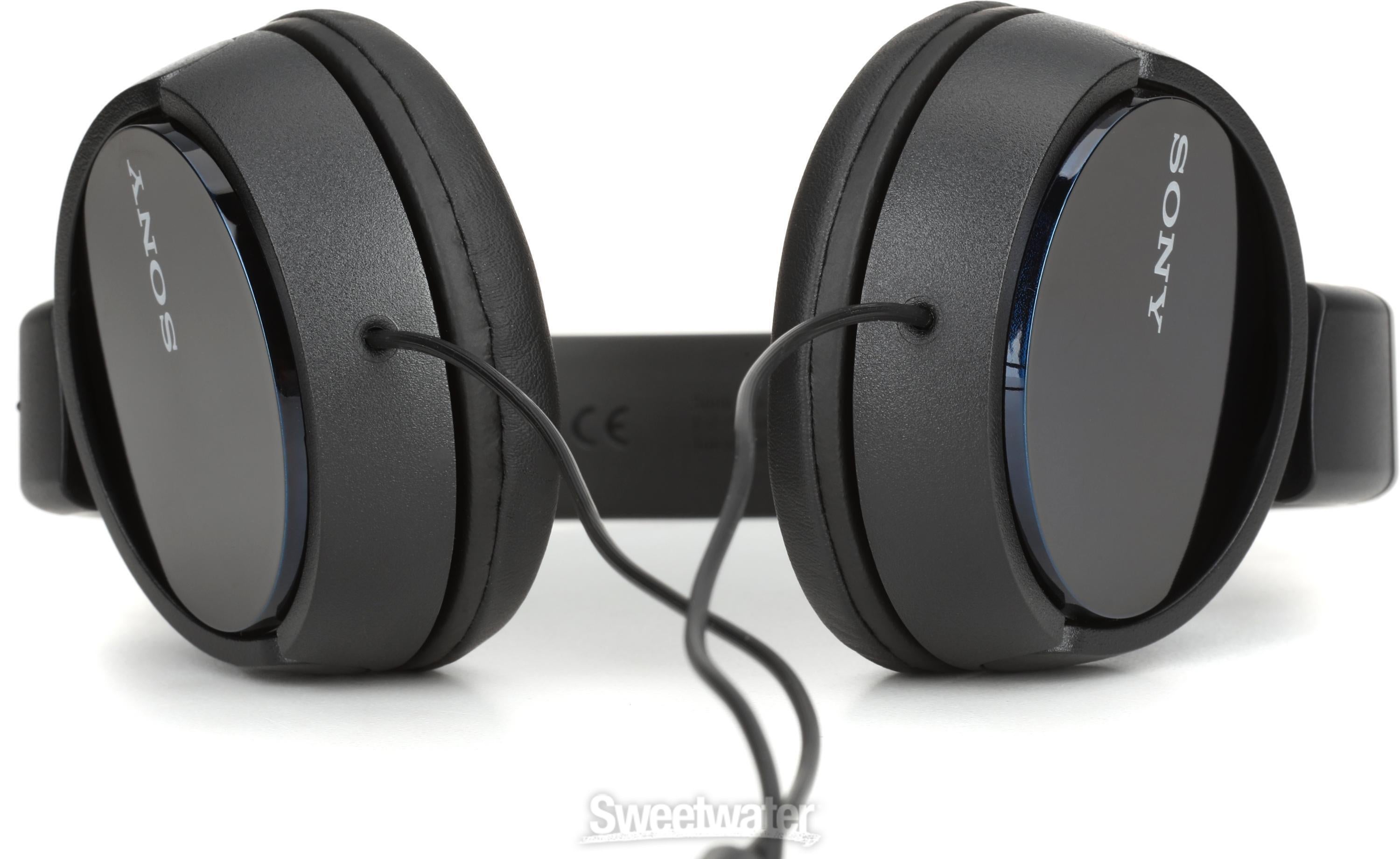 Sony MDR-ZX310AP Wired On-ear Folding Headphones - Black | Sweetwater