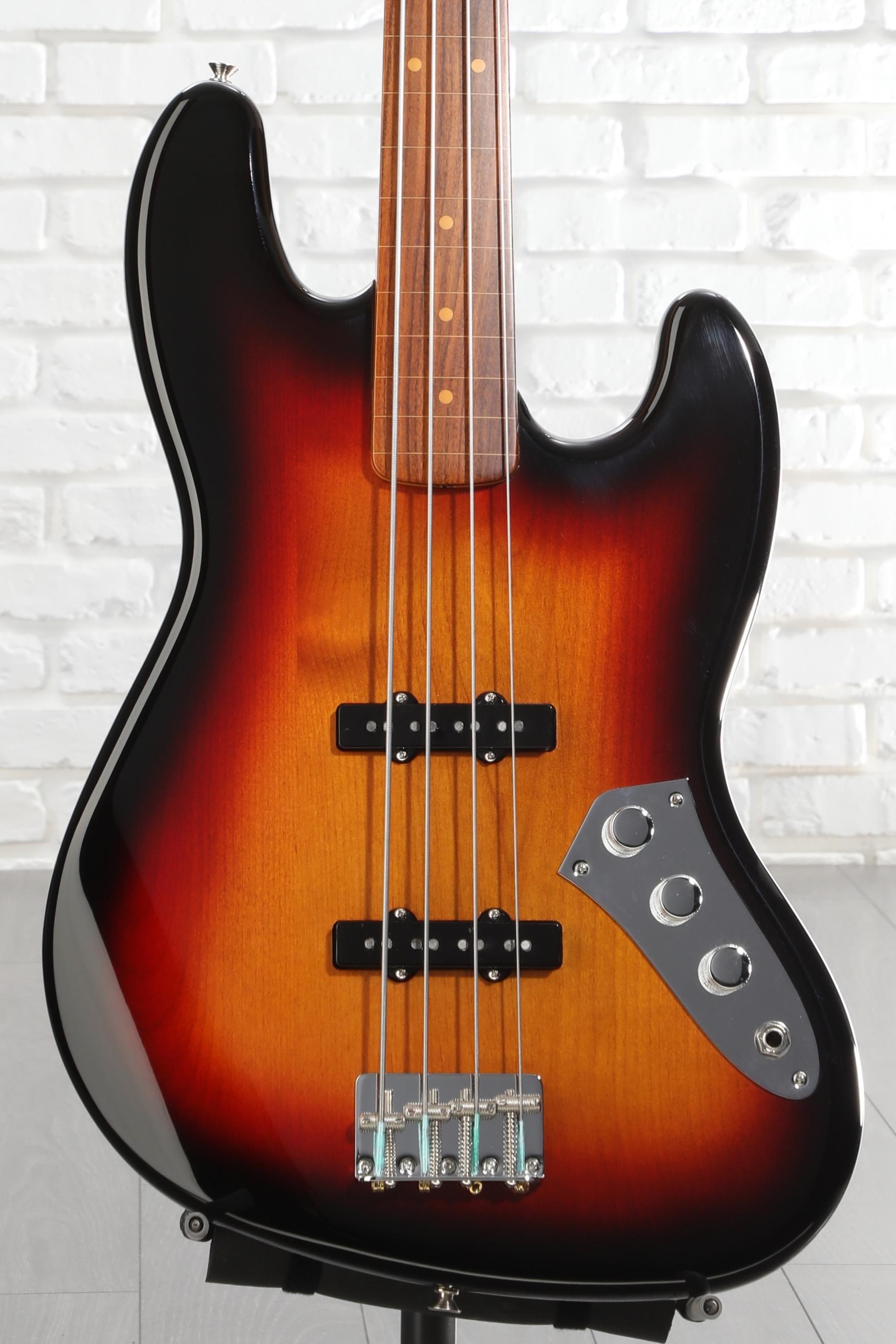 Fender Jaco Pastorius Fretless Jazz Bass - 3-color Sunburst