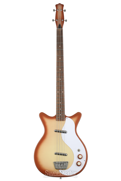 Danelectro '59DC Long Scale Bass Guitar - Copper Burst | Sweetwater
