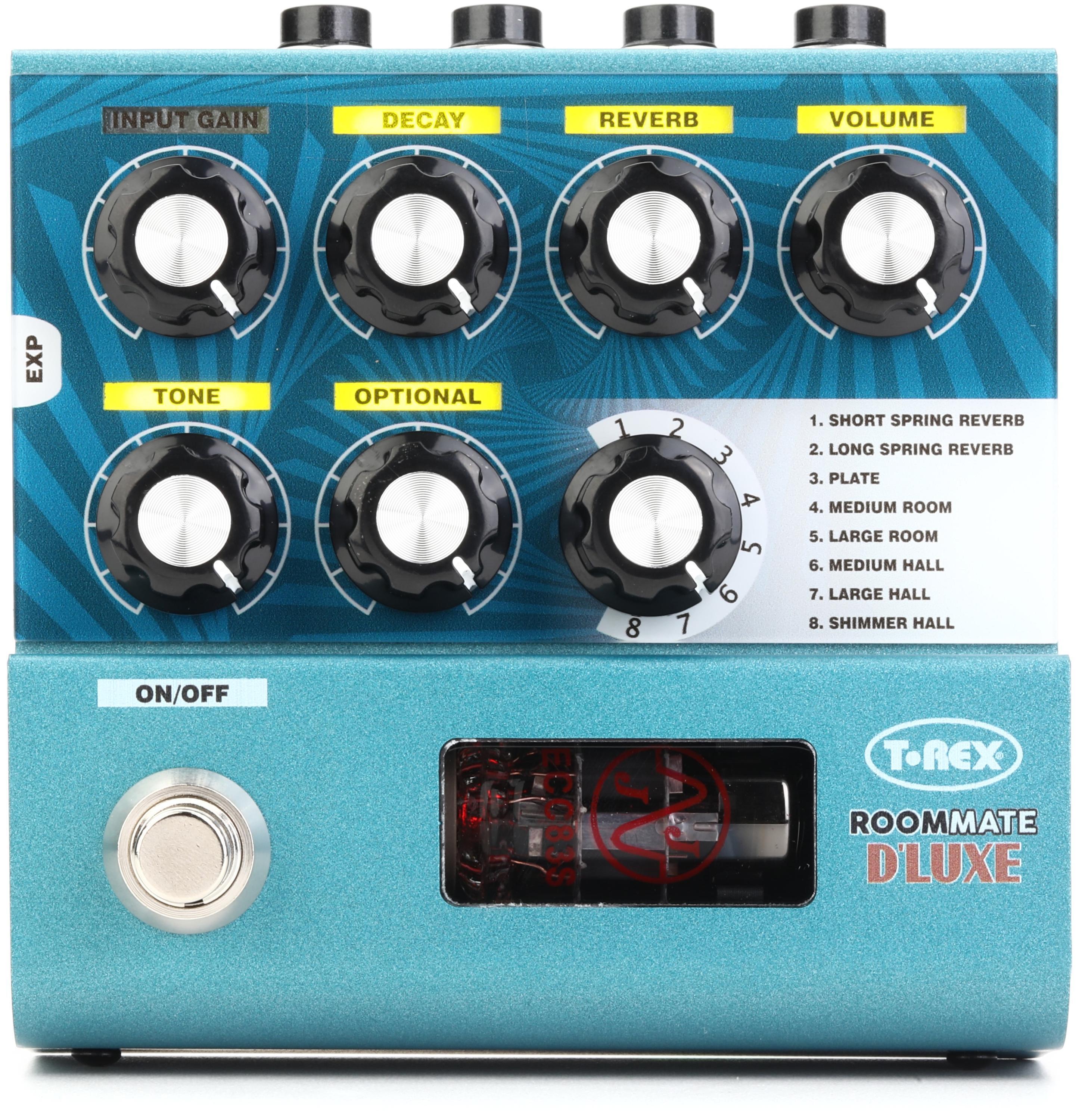 T-Rex Roommate D'lux Stereo Reverb Pedal | Sweetwater