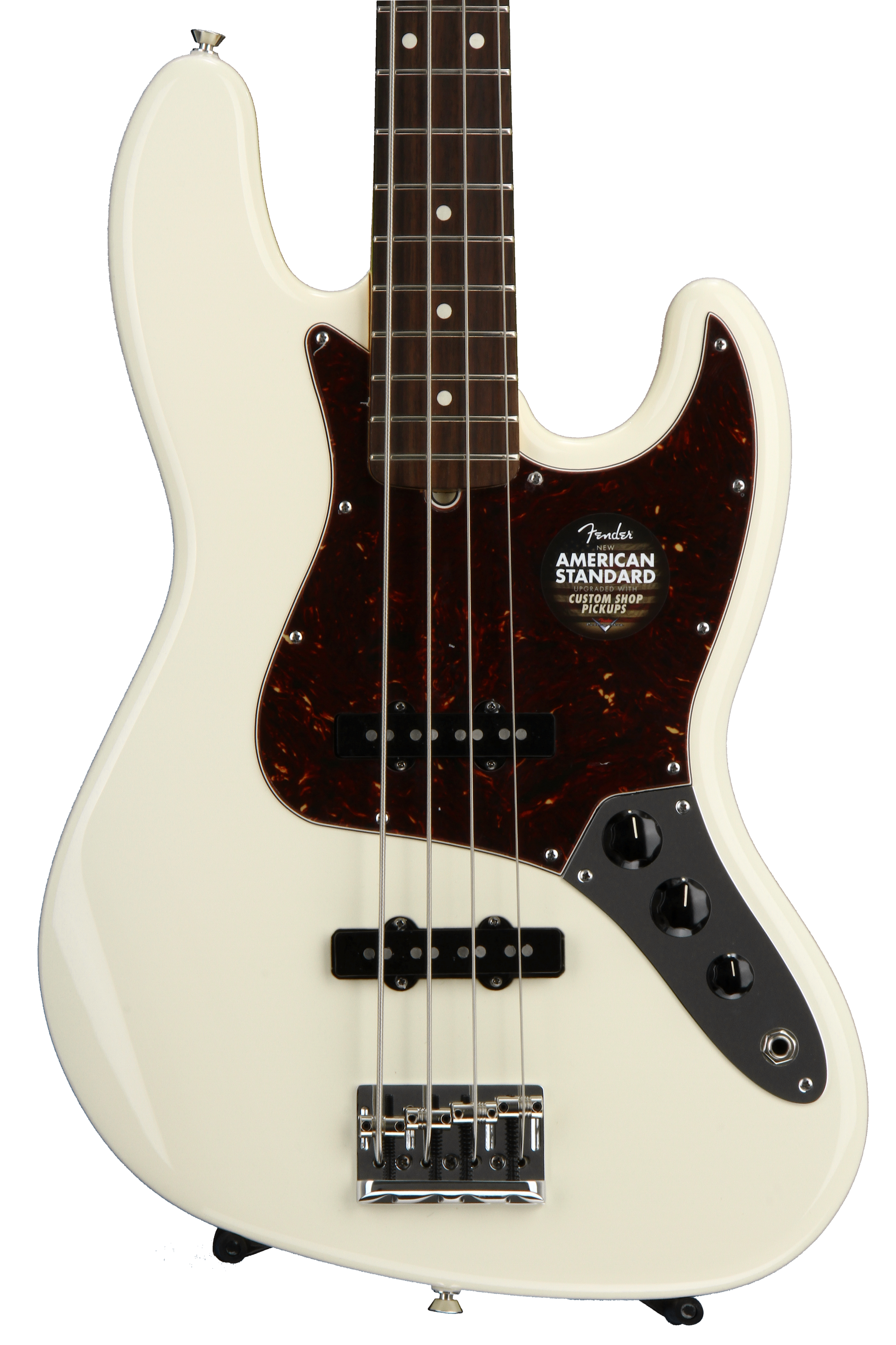 Fender American Standard Jazz Bass - Olympic White, Rosewood