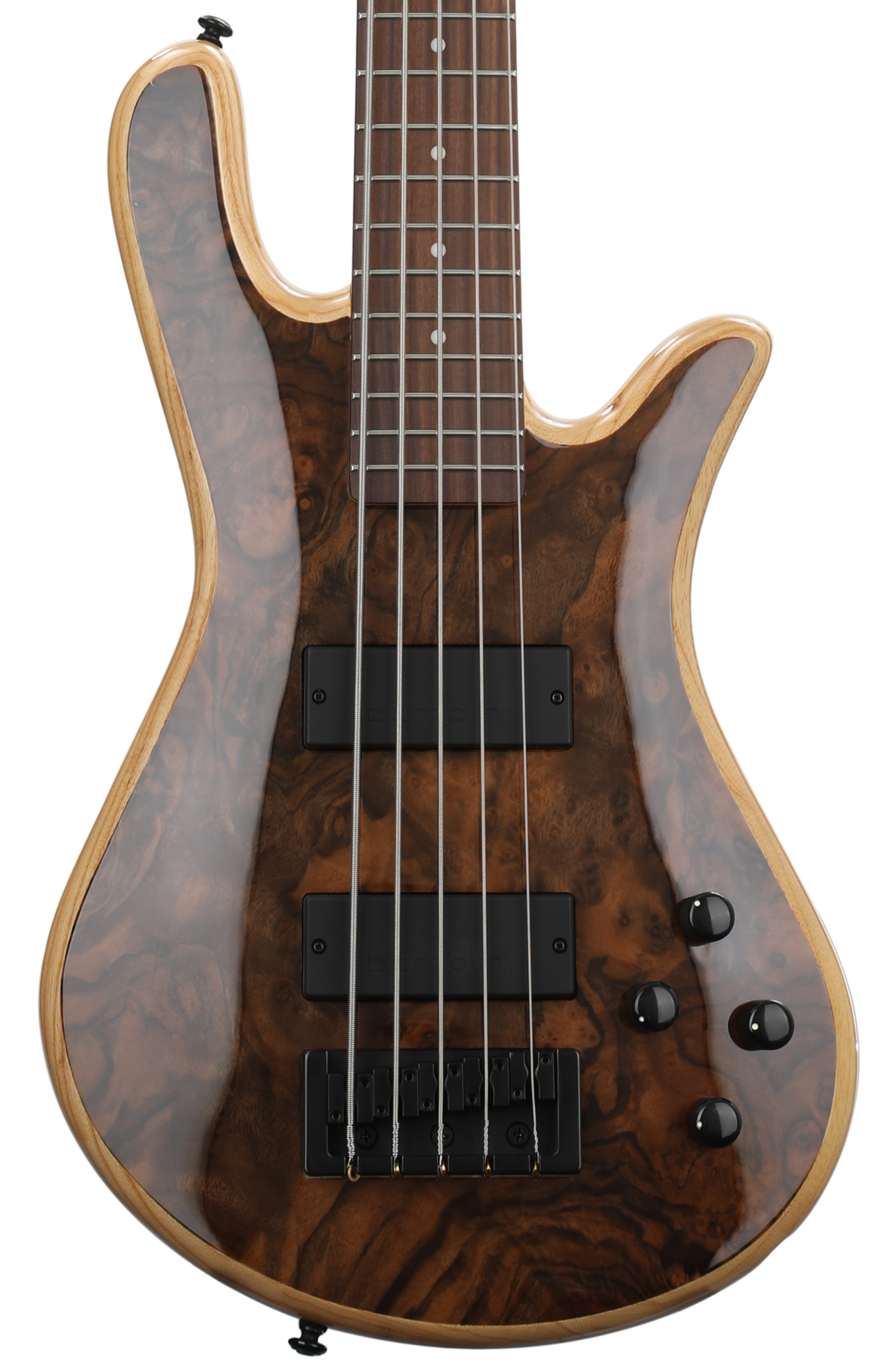 Spector Legend 5 Classic Bass Guitar - Natural Walnut Burl Gloss