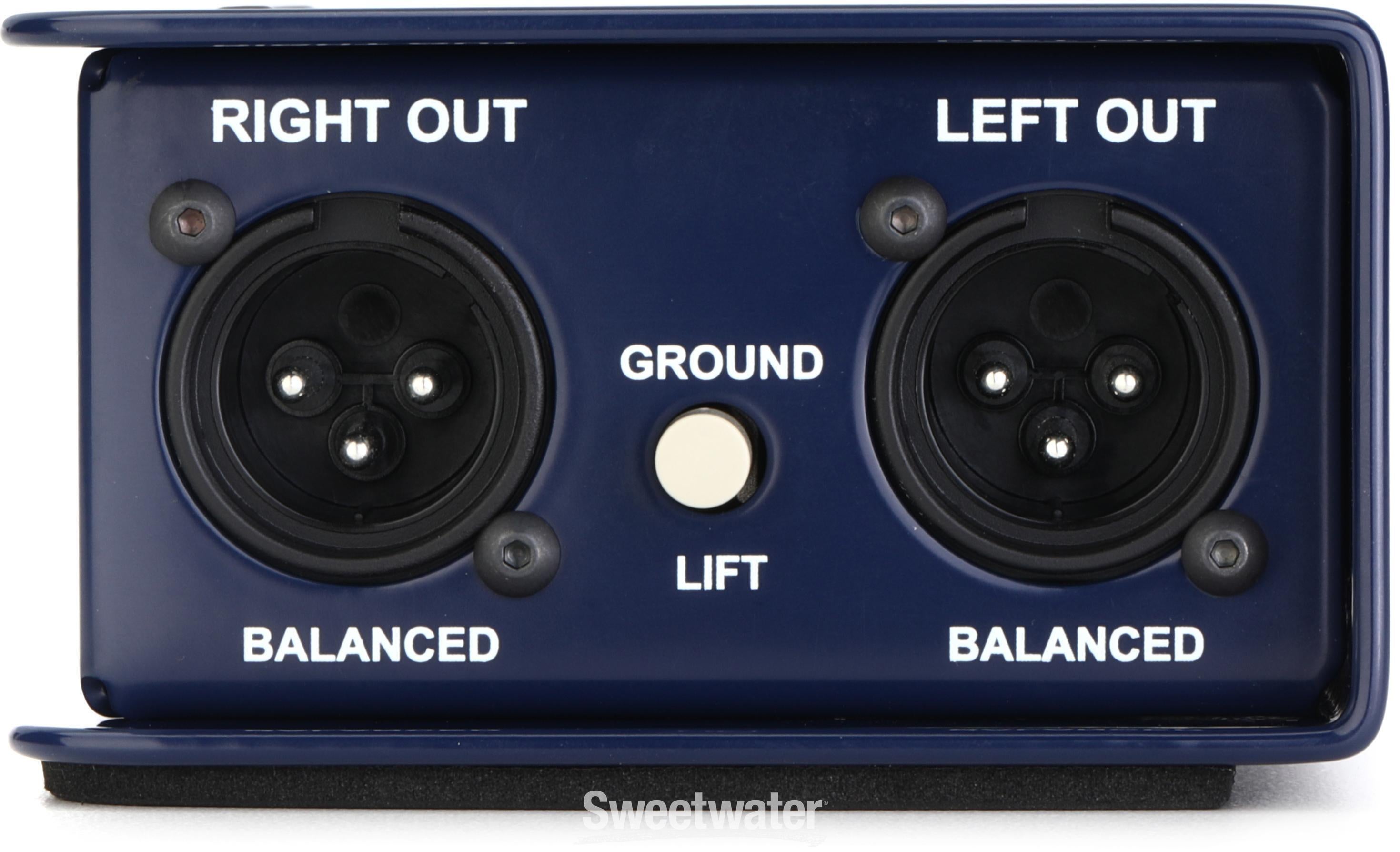 Radial J48 Stereo 2-channel Active Instrument Direct Box | Sweetwater