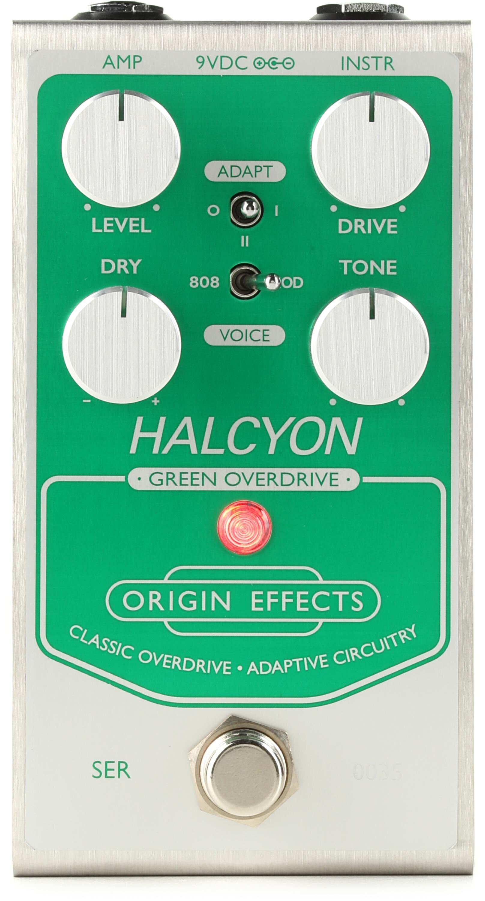 Origin Effects Halcyon Green Overdrive Pedal | Sweetwater