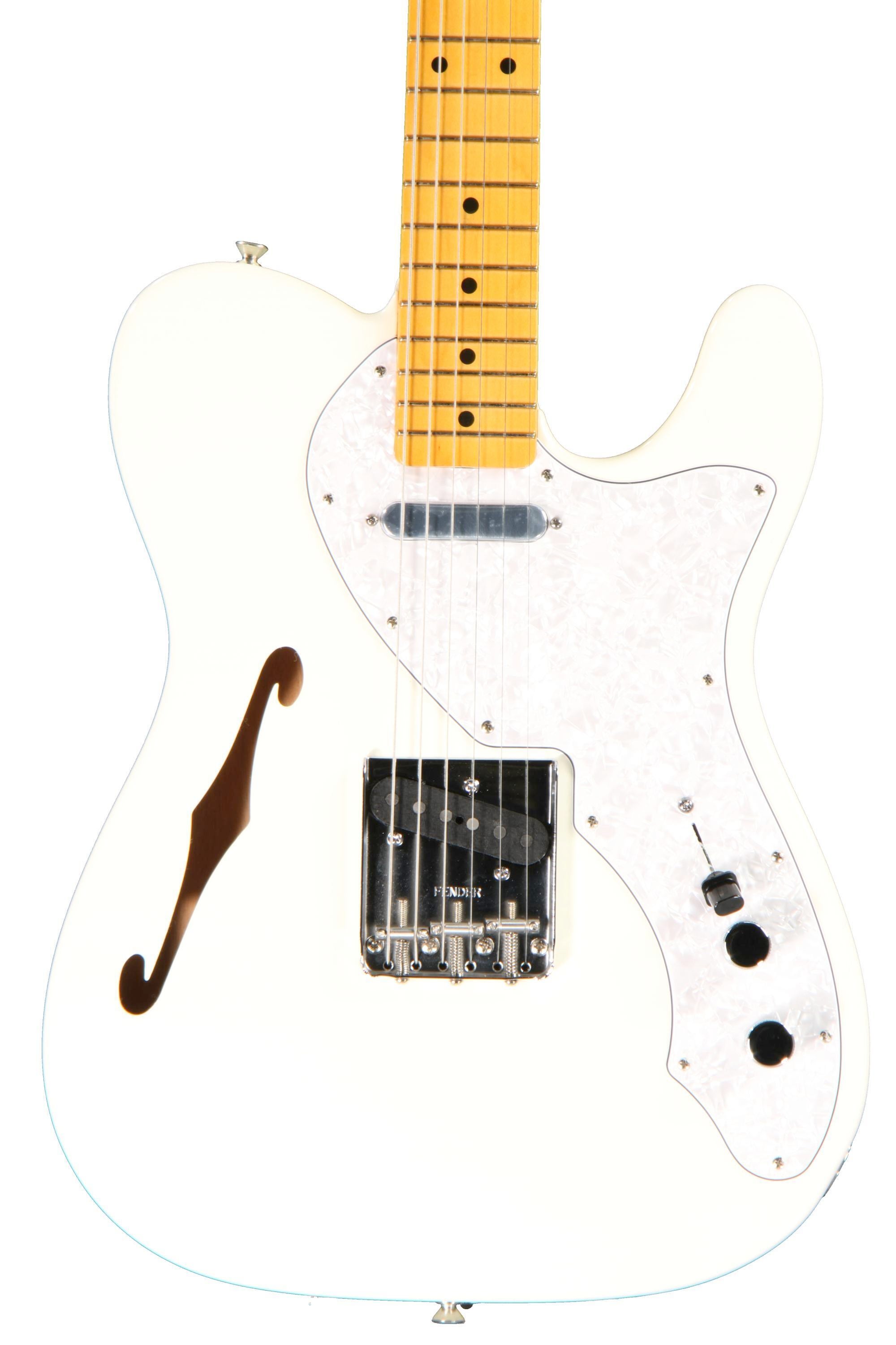 Fender American Vintage '69 Tele Thinline - Olympic White | Sweetwater