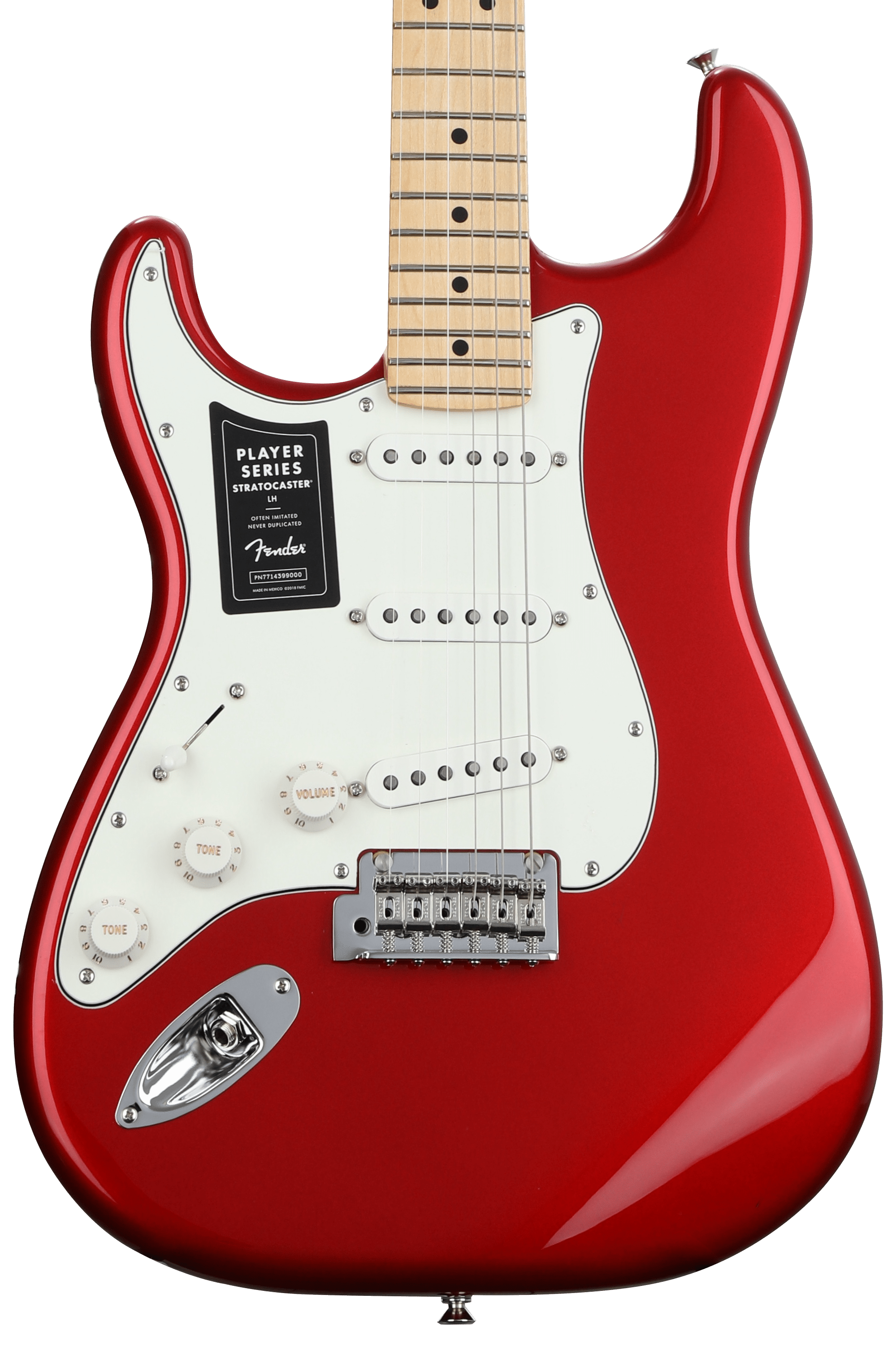 Fender Player Stratocaster Left-handed - Candy Apple Red with