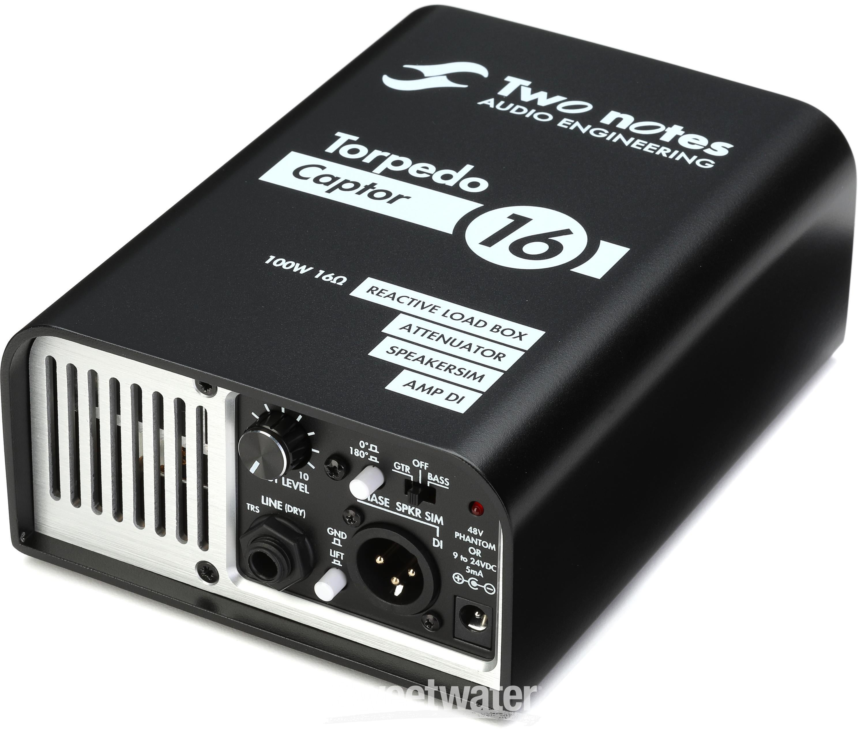 Two Notes Torpedo Captor Reactive Loadbox DI and Attenuator - 16