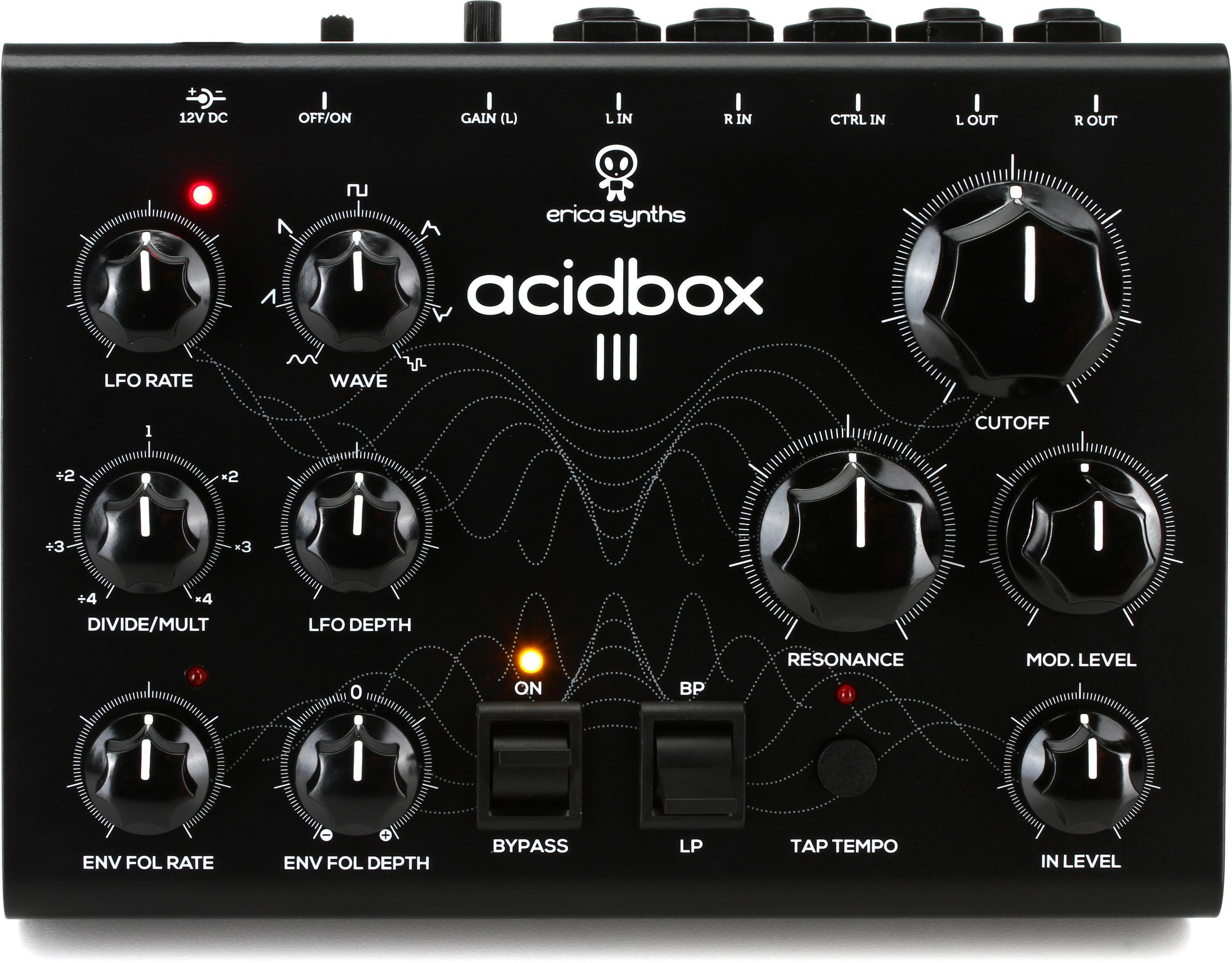 Erica Synths Acidbox III Tabletop Polivoks Filter with Overdrive