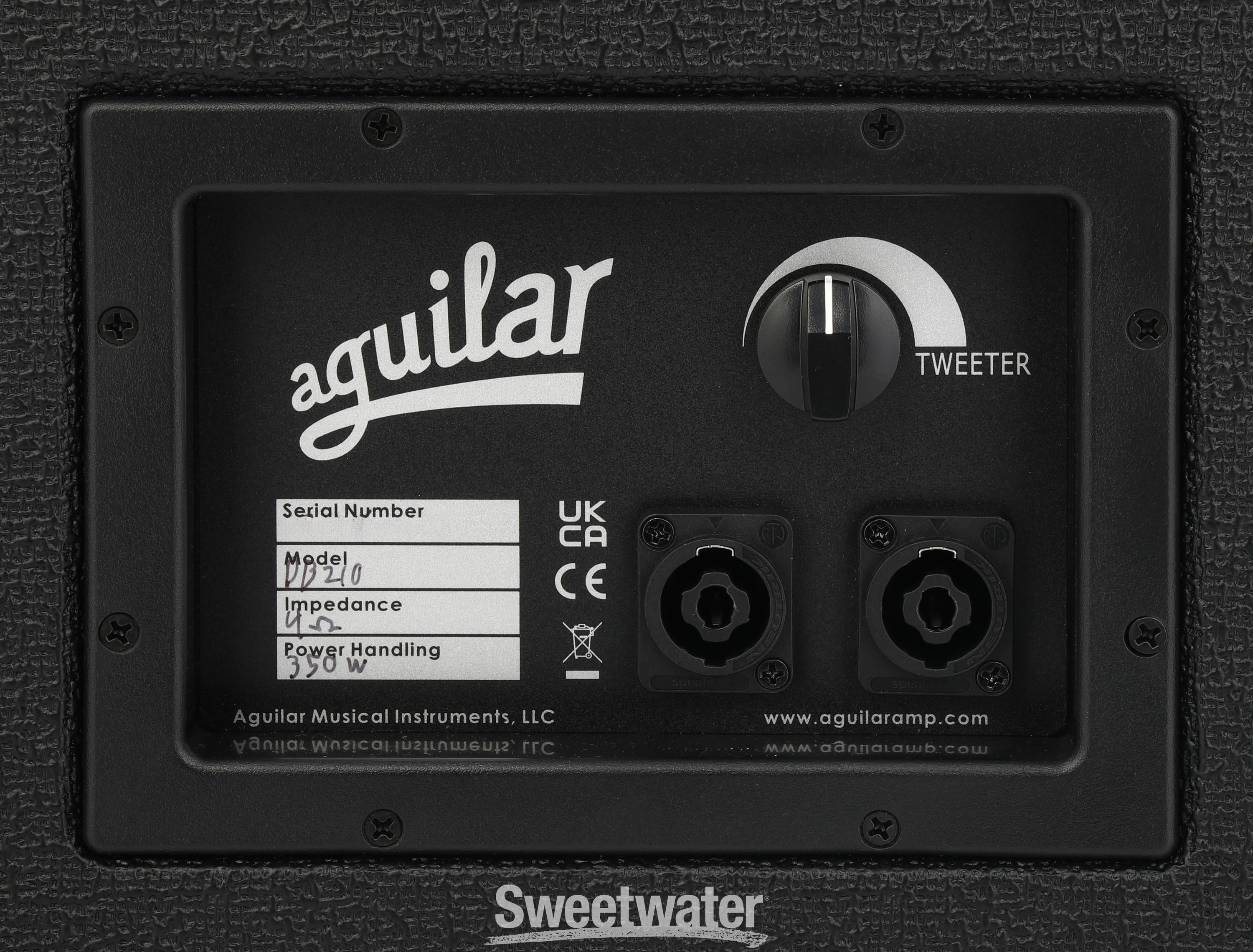 Aguilar DB 210 350-watt 2x10-inch Bass Cabinet - Classic Black 4