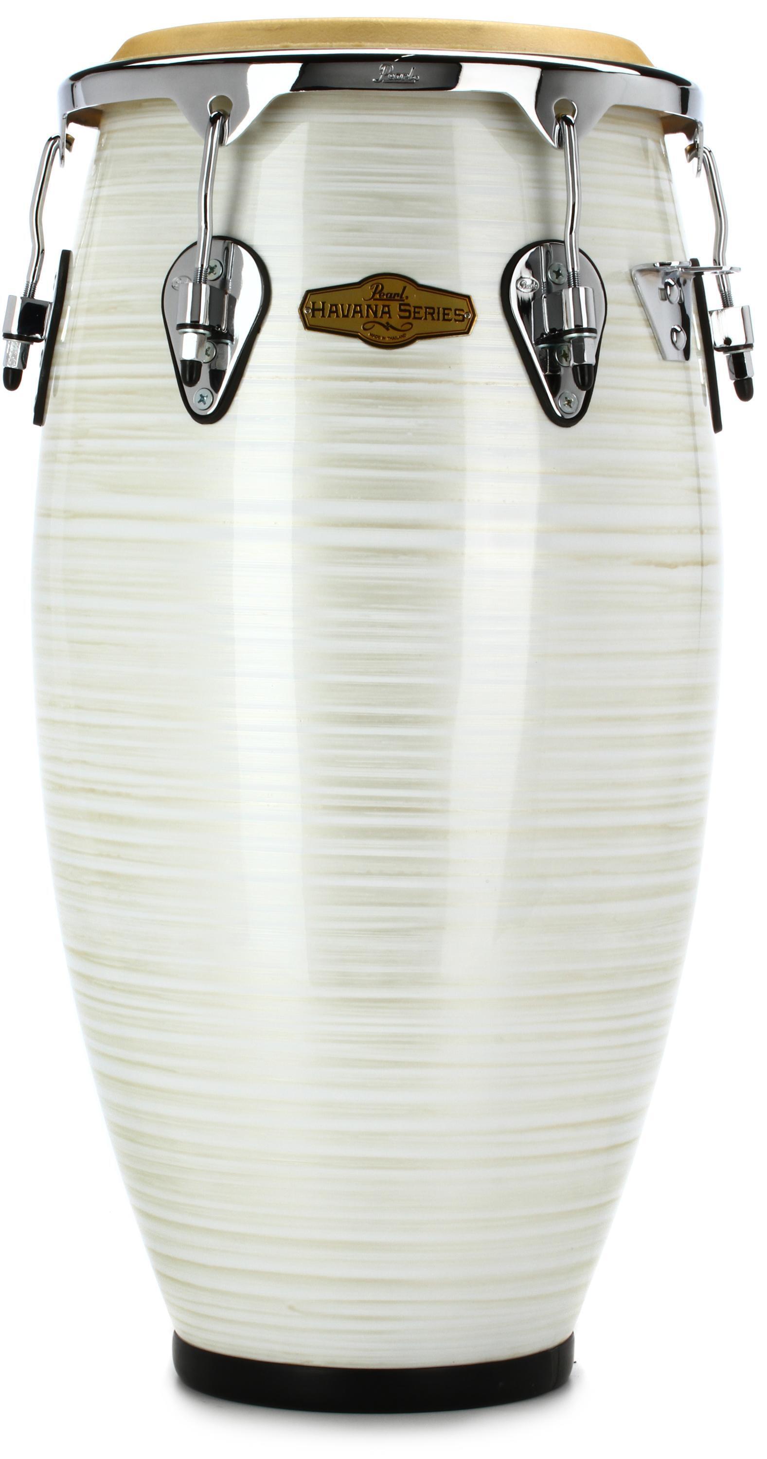 Pearl Havana Series Conga - 11.75 inch Silver White Swirl | Sweetwater