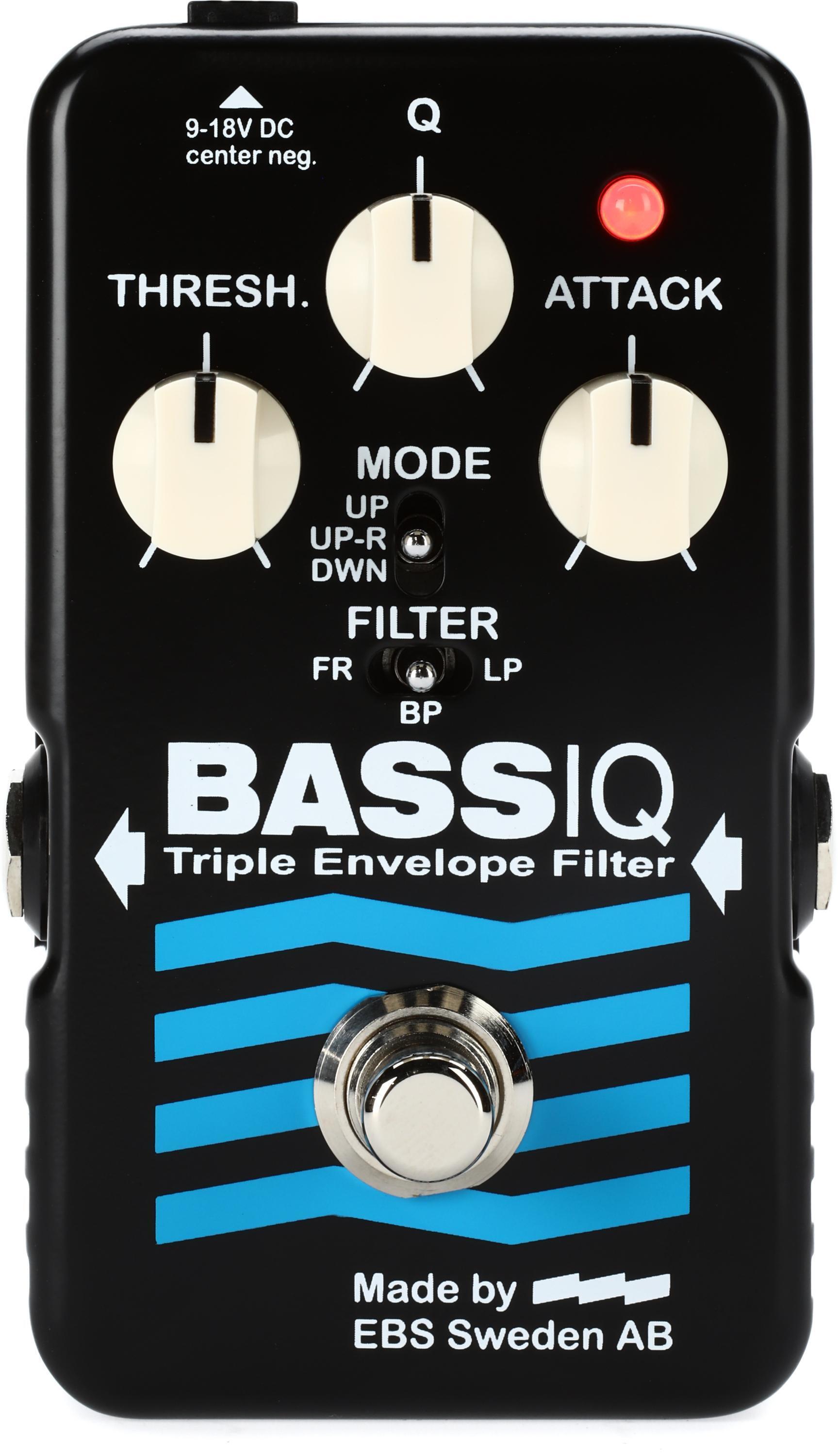 EBS BassIQ Blue Label Triple Envelope Filter Pedal | Sweetwater