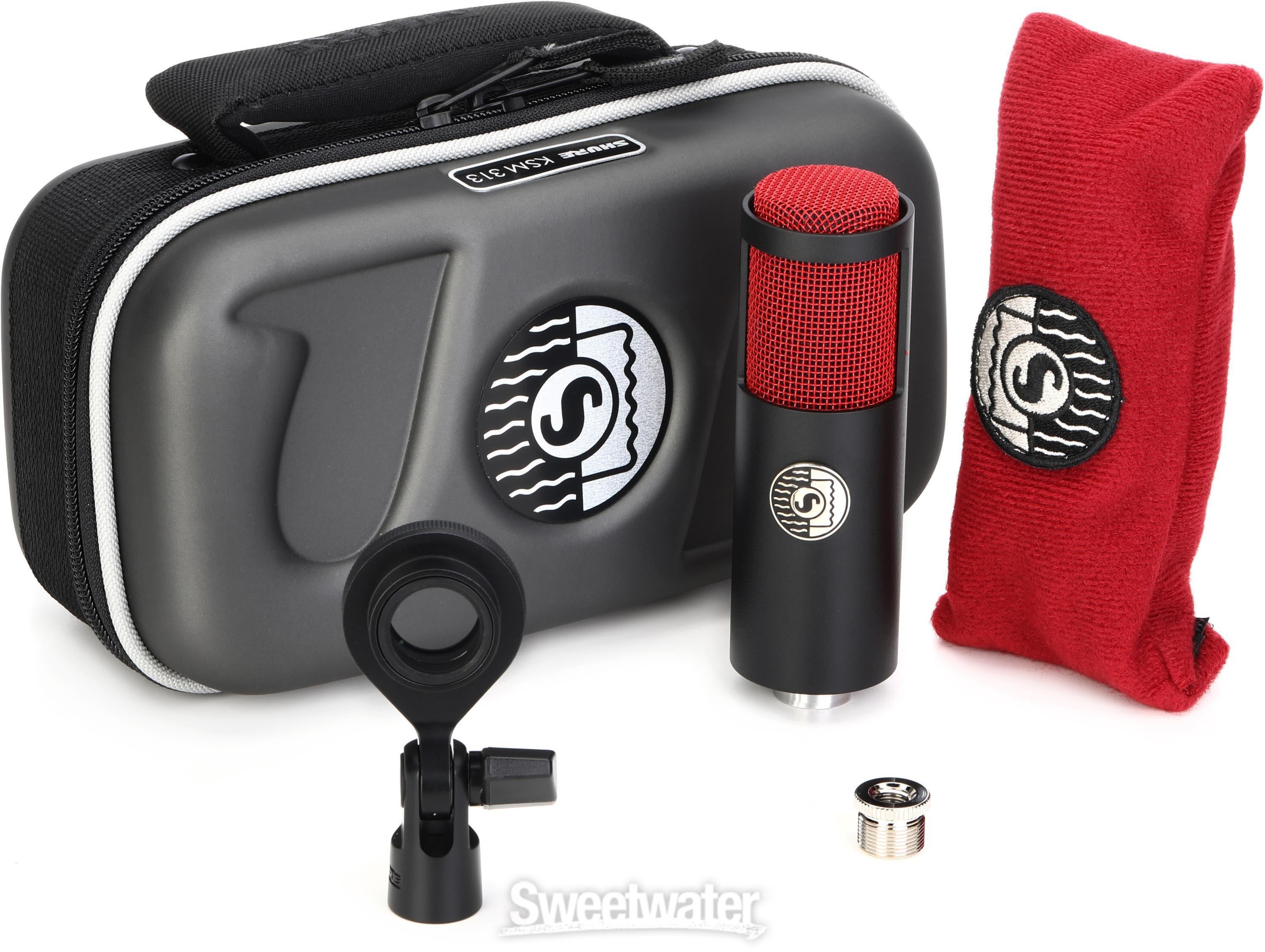 Shure KSM313/NE Dual-voice Ribbon Microphone | Sweetwater