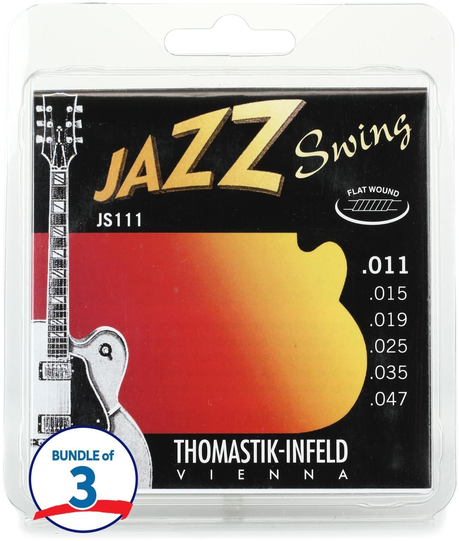 Thomastik-Infeld JS111 Jazz Swing Flatwound Electric Guitar