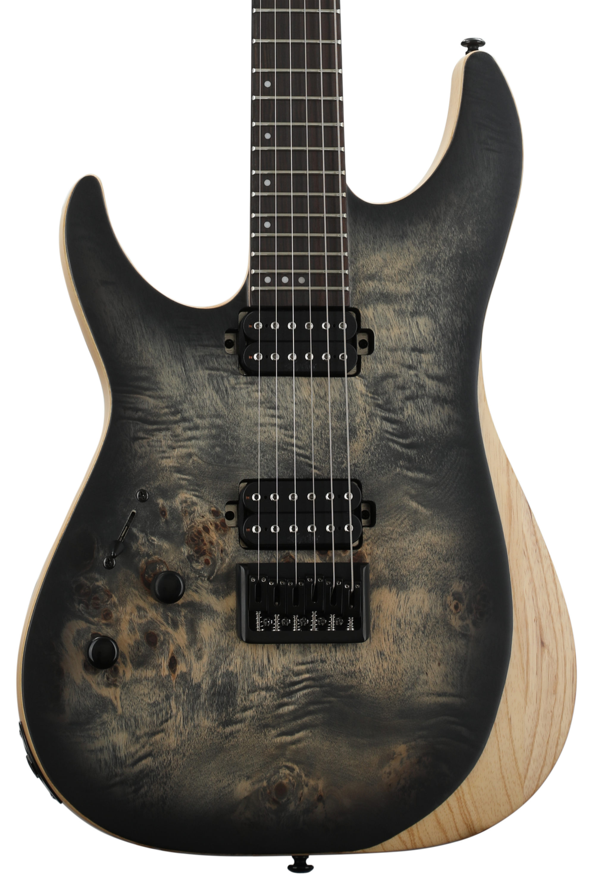 Schecter Reaper-6 Left-handed - Satin Charcoal Burst | Sweetwater